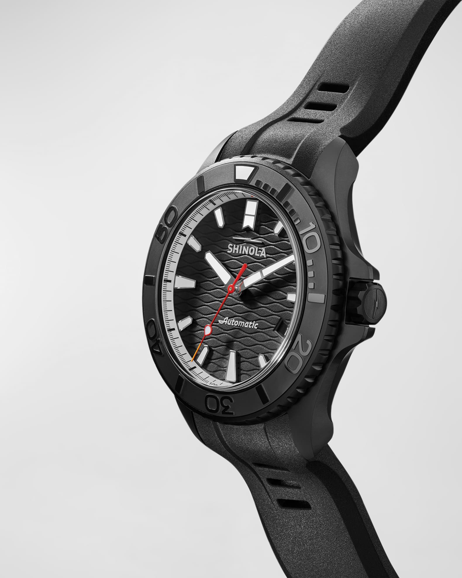 Men's Monster Automatic Rubber-Strap Watch, 43mm 1