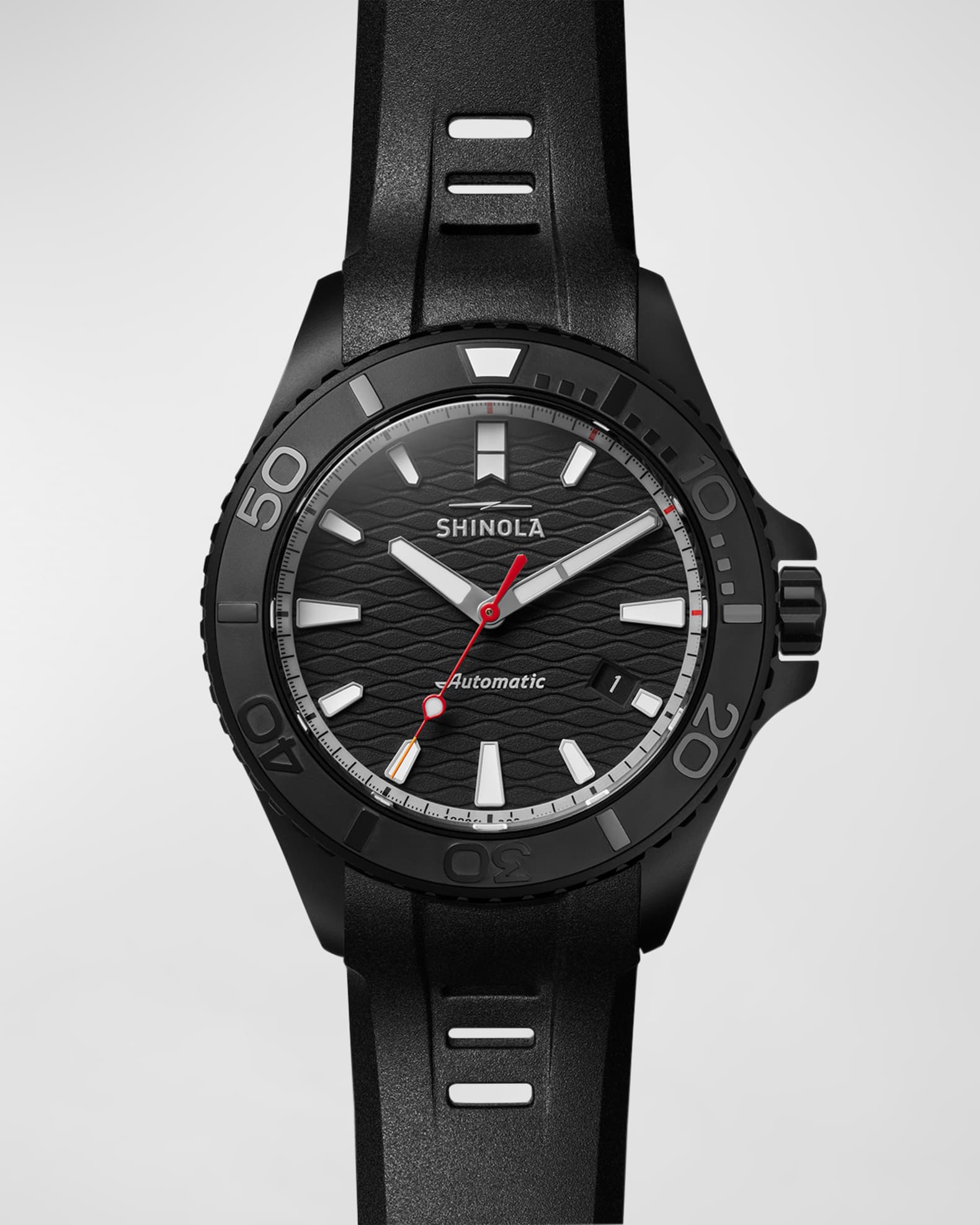 Men's Monster Automatic Rubber-Strap Watch, 43mm 0