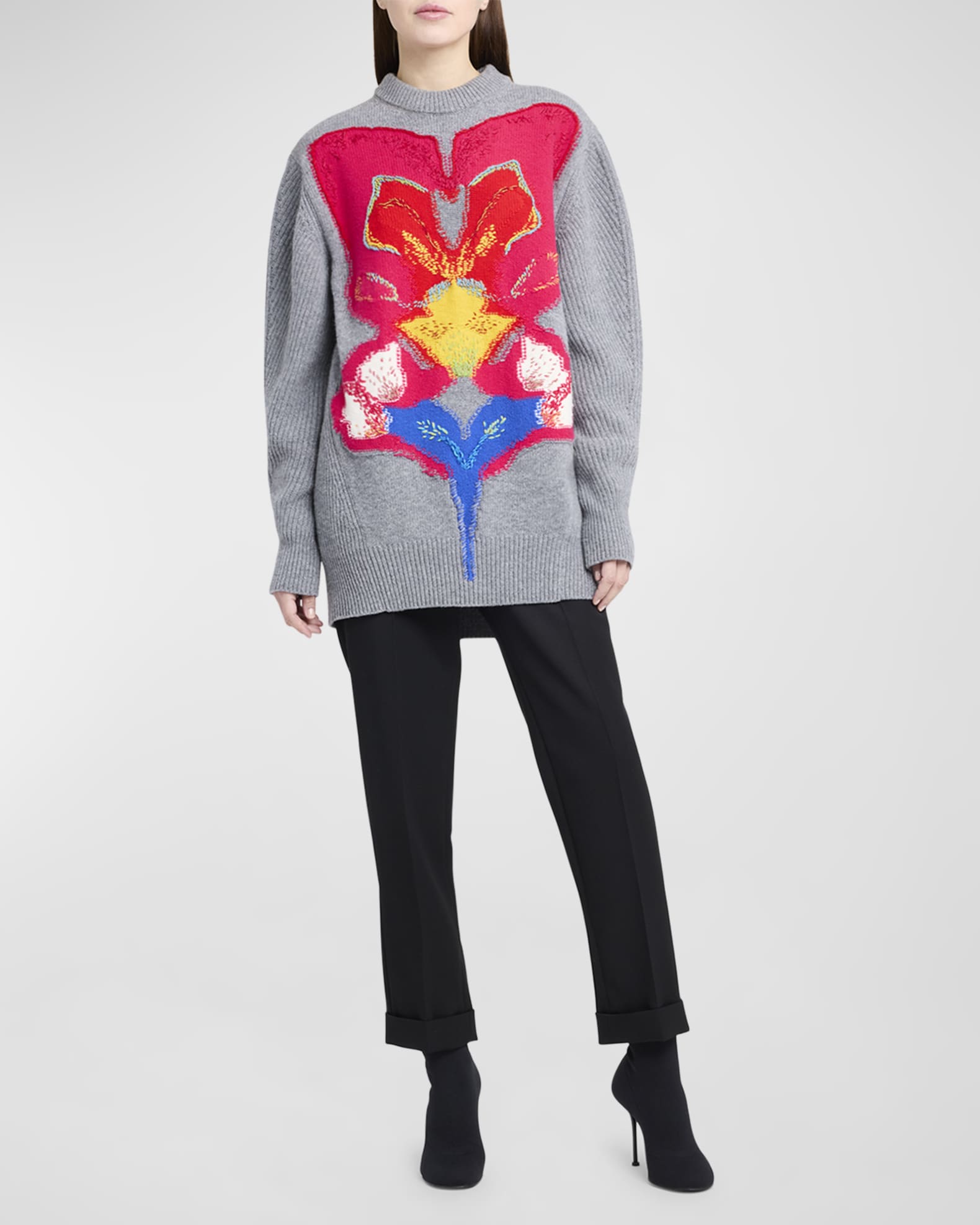 Louis Vuitton Clock Intarsia Pullover Sweater - Medium in 2023