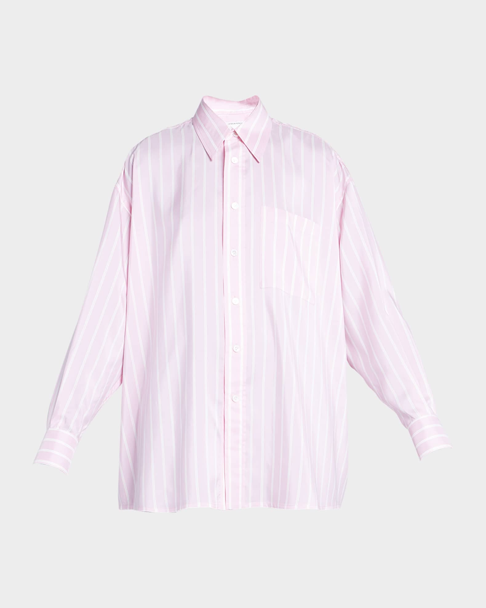 Bottega Veneta Double Stripe Collared Shirt