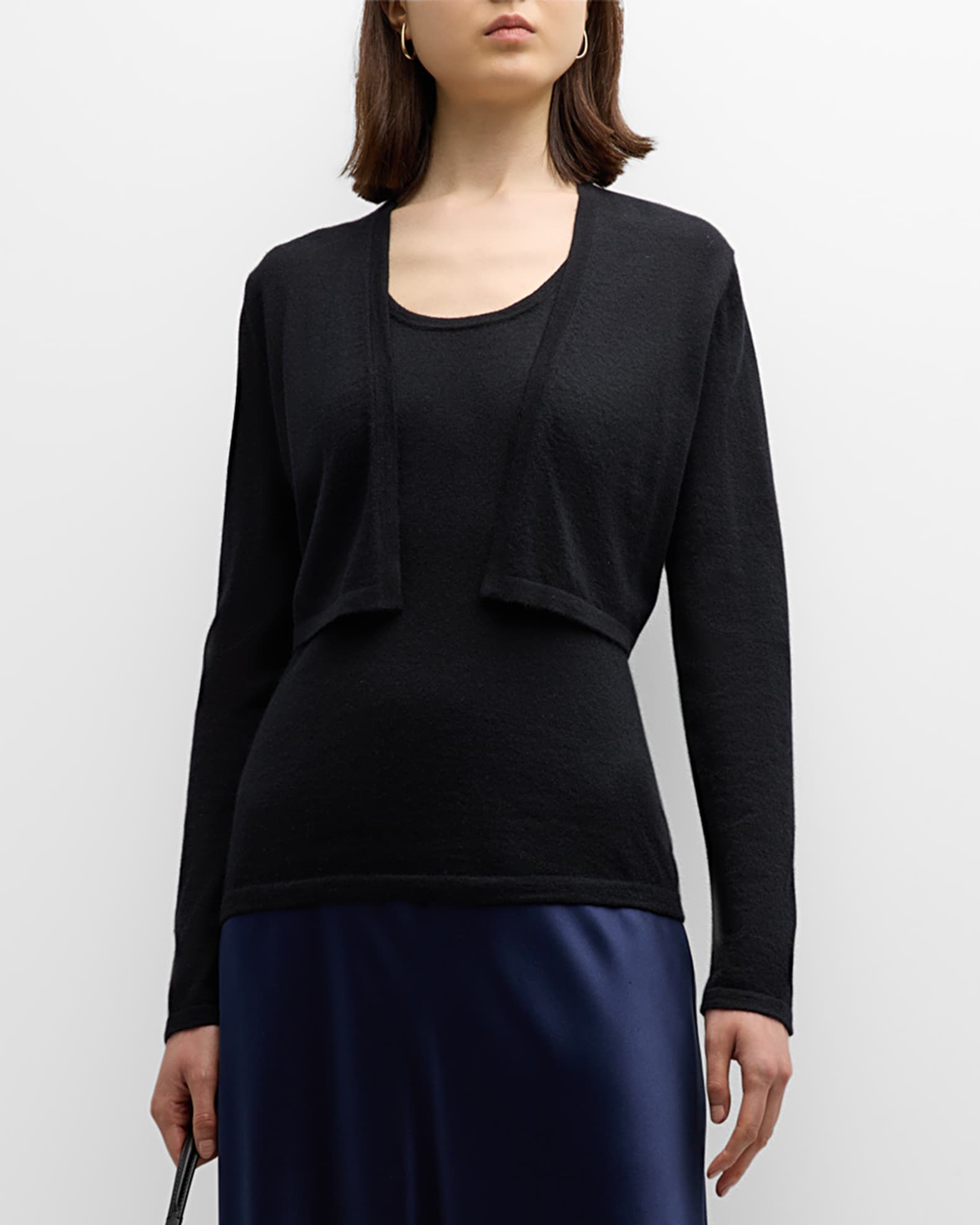 Neiman Marcus Cashmere Collection Cashmere Superfine Shrug | Neiman Marcus