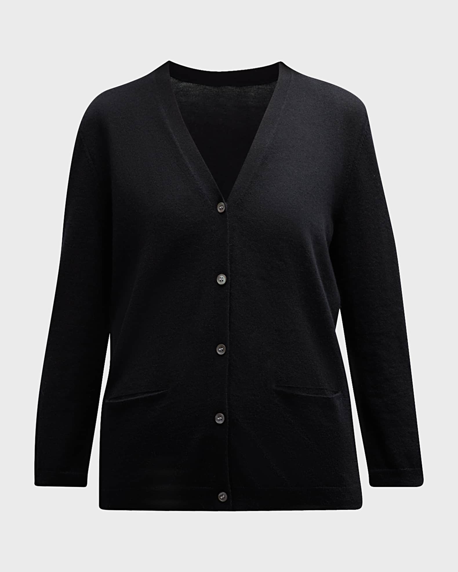 Cashmere button shop front cardigan