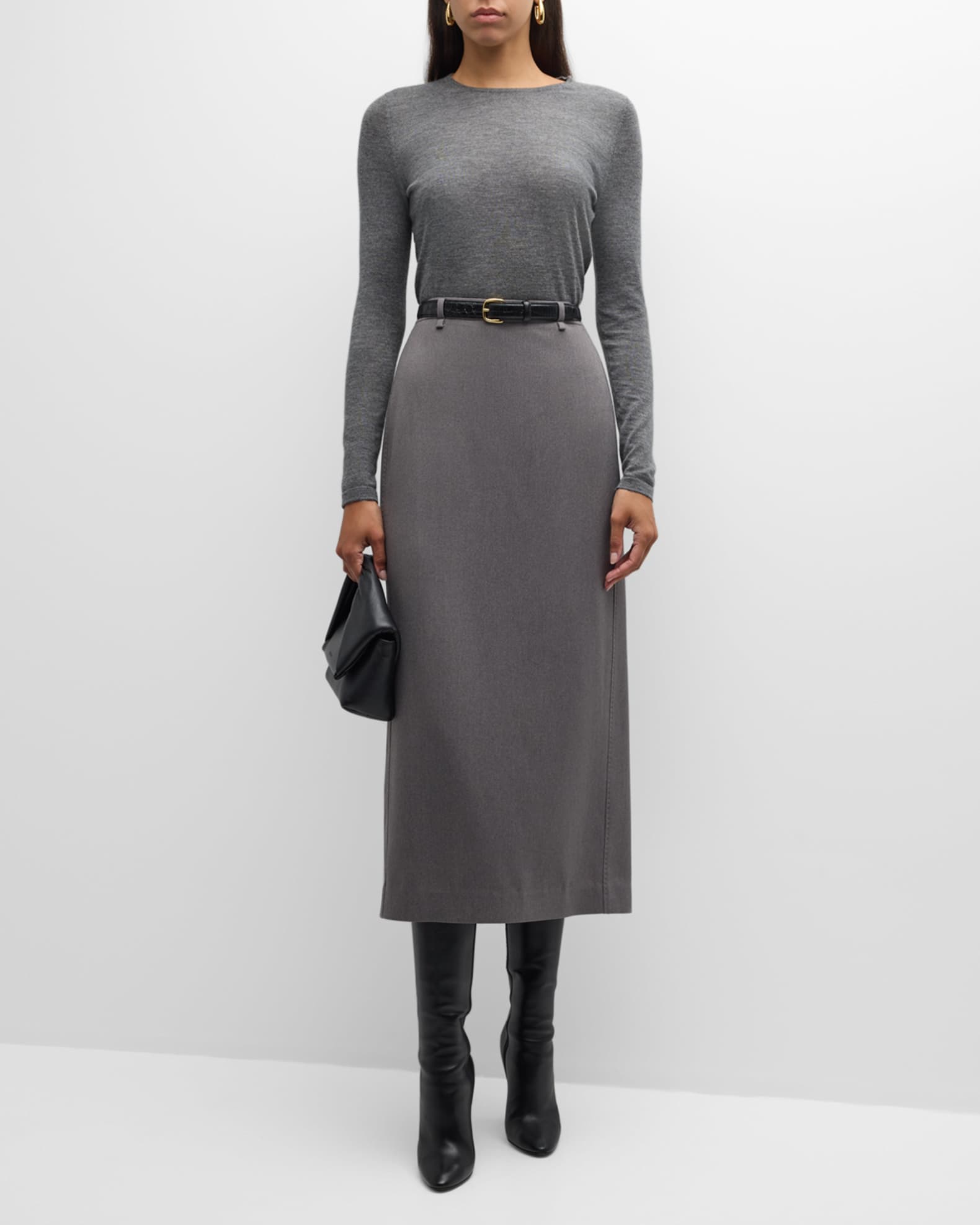 Cashmere Superfine Crewneck Top