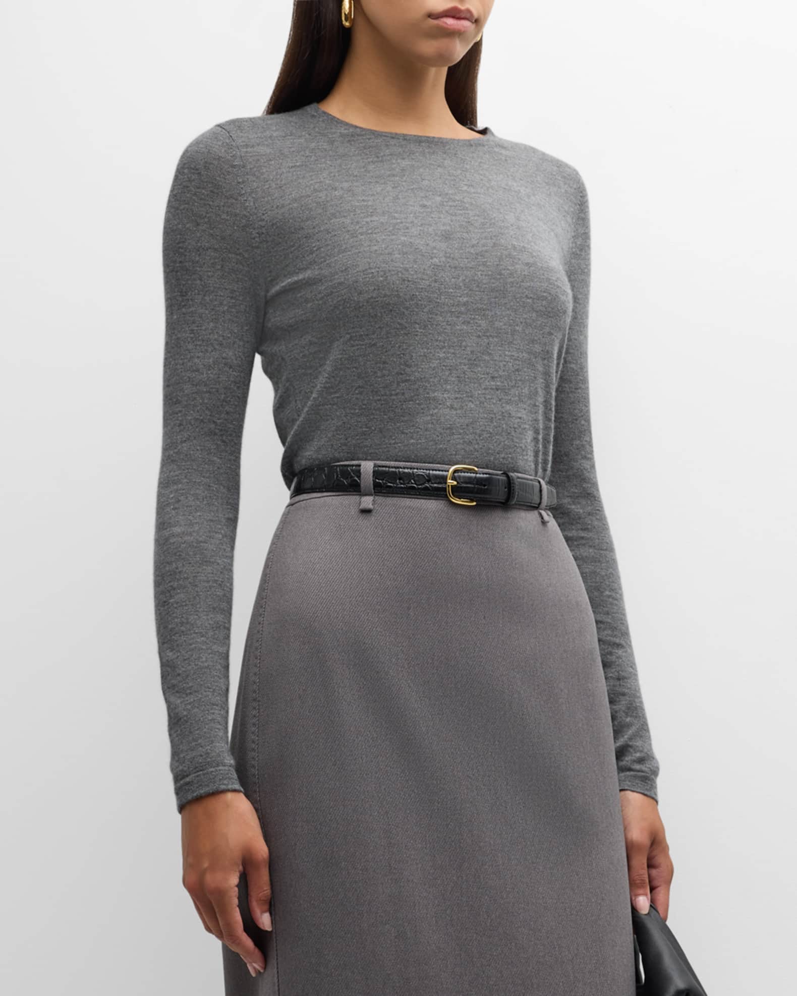 Cashmere Superfine Crewneck Top