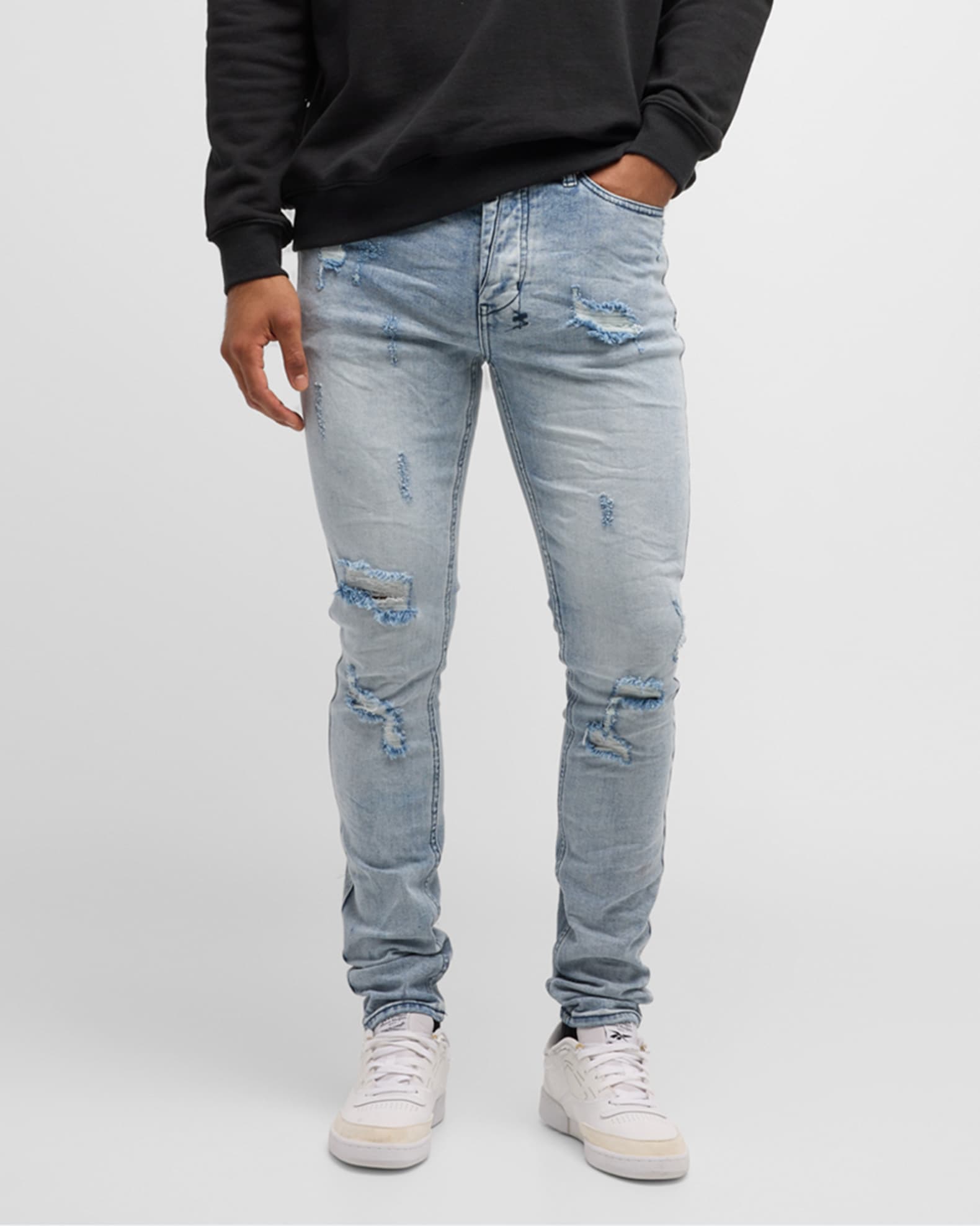 Trashed skinny jeans men sales