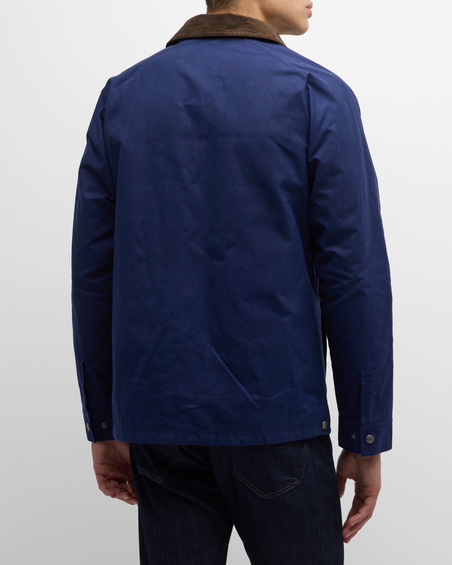 Peter Millar Men's Waxed Cotton Field Jacket Neiman Marcus