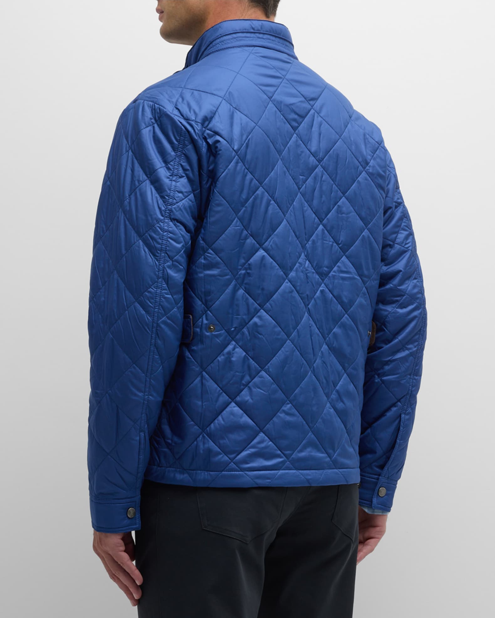 Peter Millar Men's Norfolk Quilted Bomber Jacket Neiman Marcus