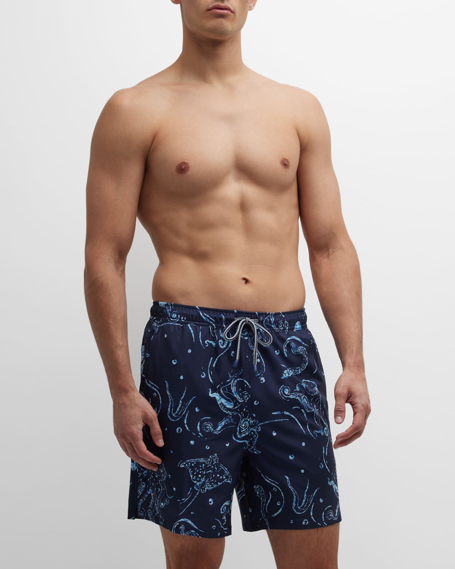 Peter Millar Men's Octobatik Swim Trunks | Neiman Marcus