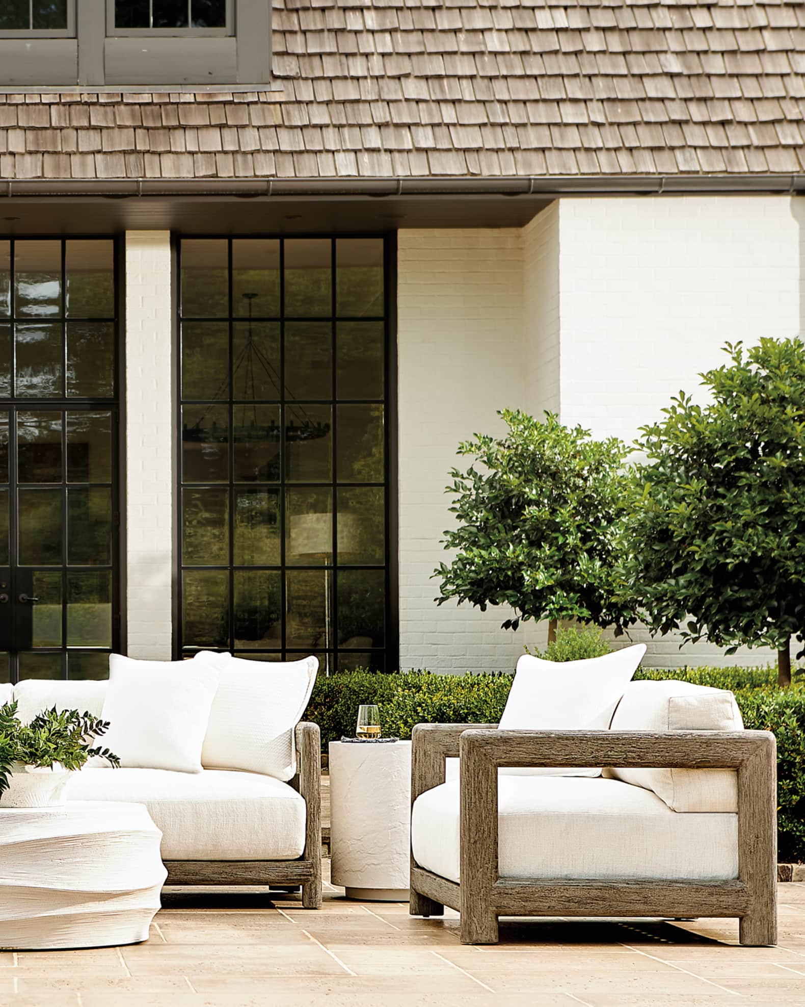Bernhardt Exteriors Montaigne Outdoor Chair and a Half