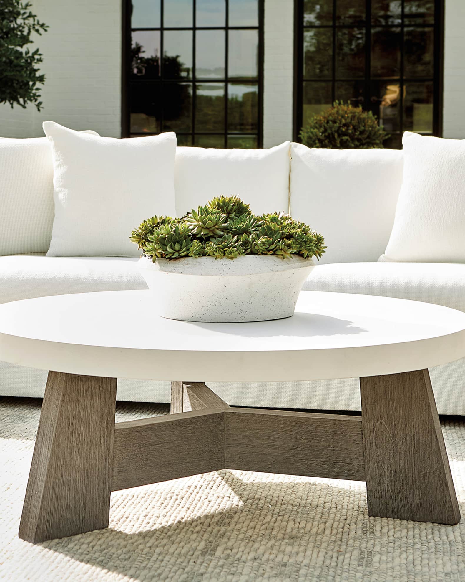 Bernhardt Exteriors Rochelle Outdoor Cocktail Table