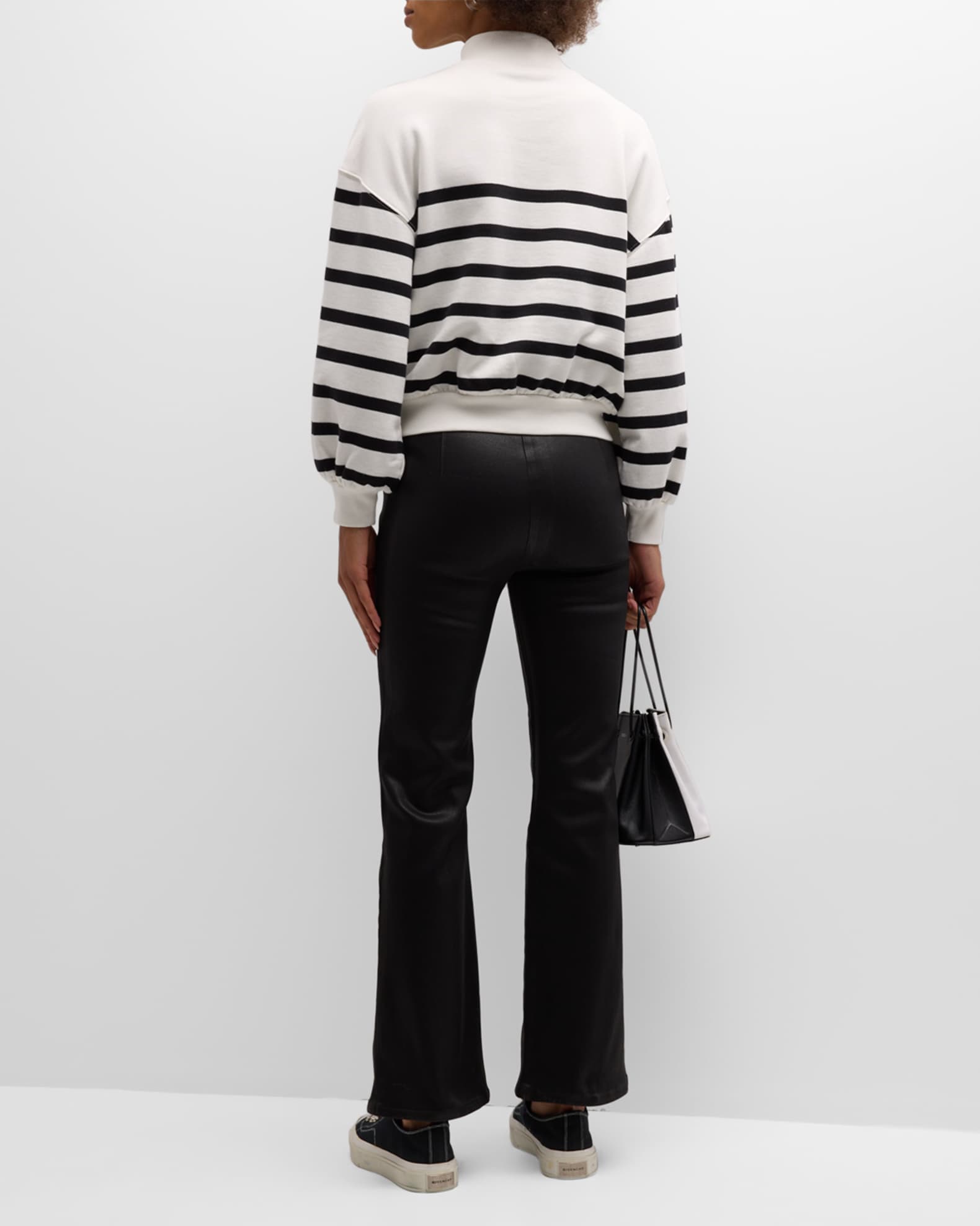 FRAME Jetset Flared Crop Pants Neiman Marcus