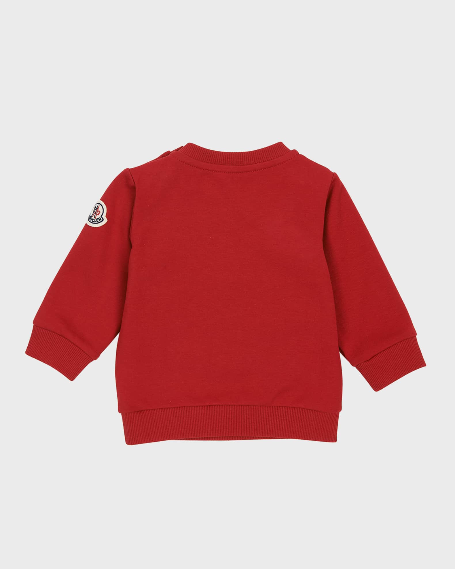 Moncler hotsell sweatshirt red