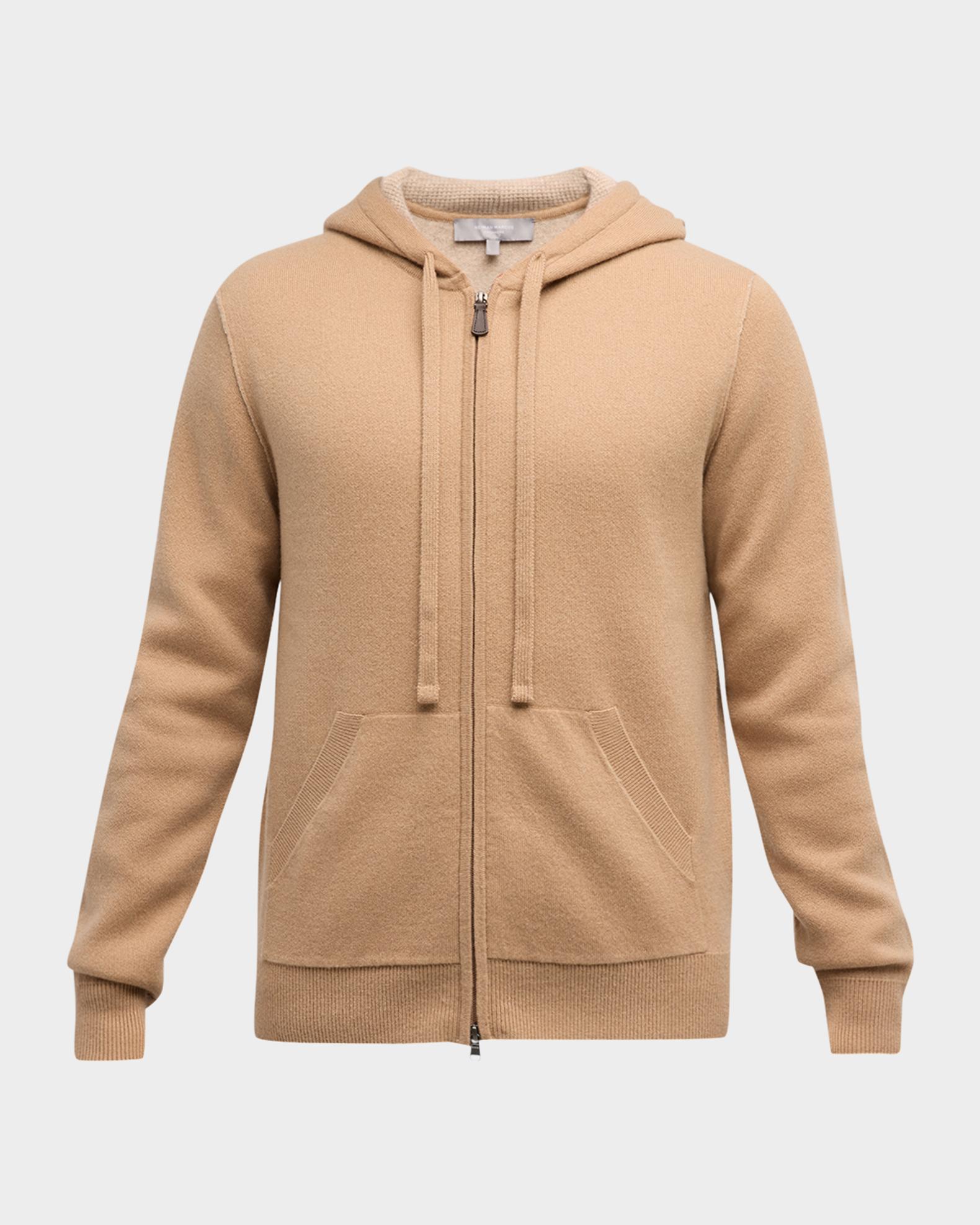 Neiman Marcus Men's Cashmere Full-Zip Hoodie | Neiman Marcus