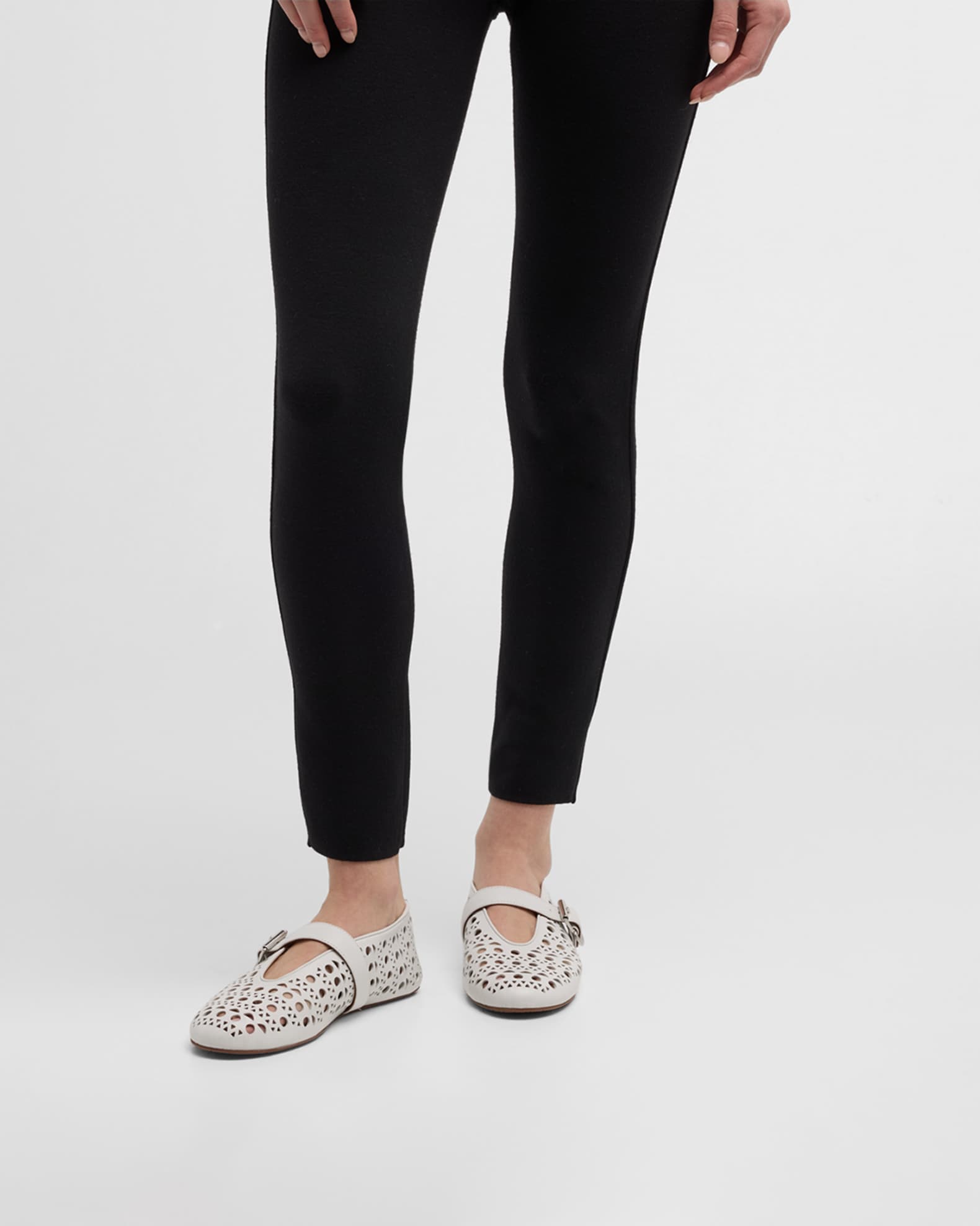 Vienne Cutout Mary Jane Ballerina Flats 1