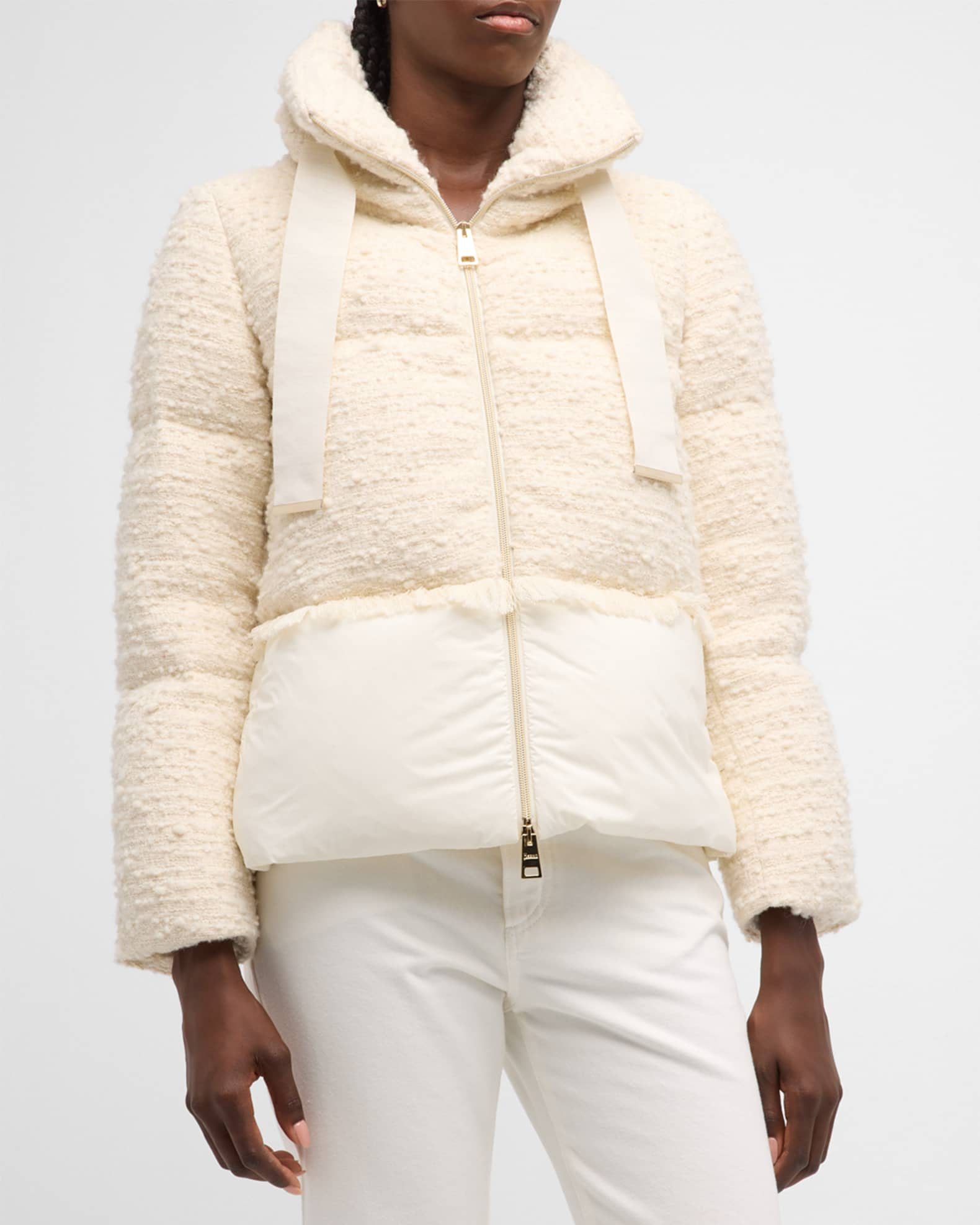 Herno mixed media coat hotsell
