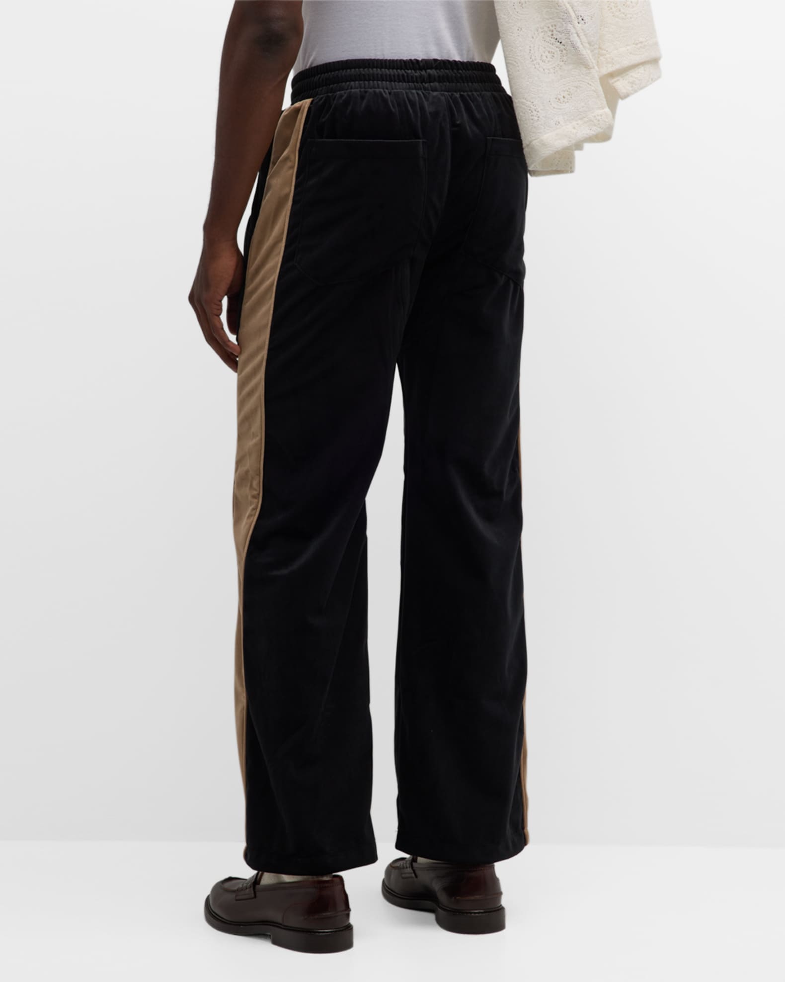 Mens side stripe track pants cheap