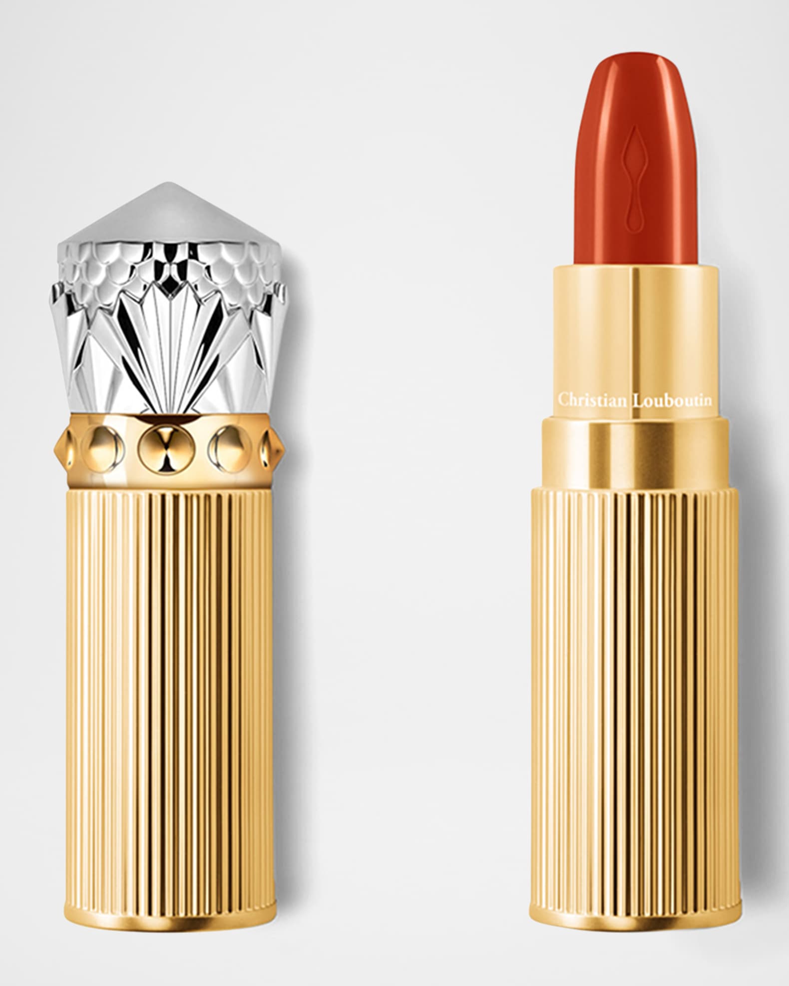Rouge Louboutin Silky Satin On-The-Go Lipstick | Neiman Marcus