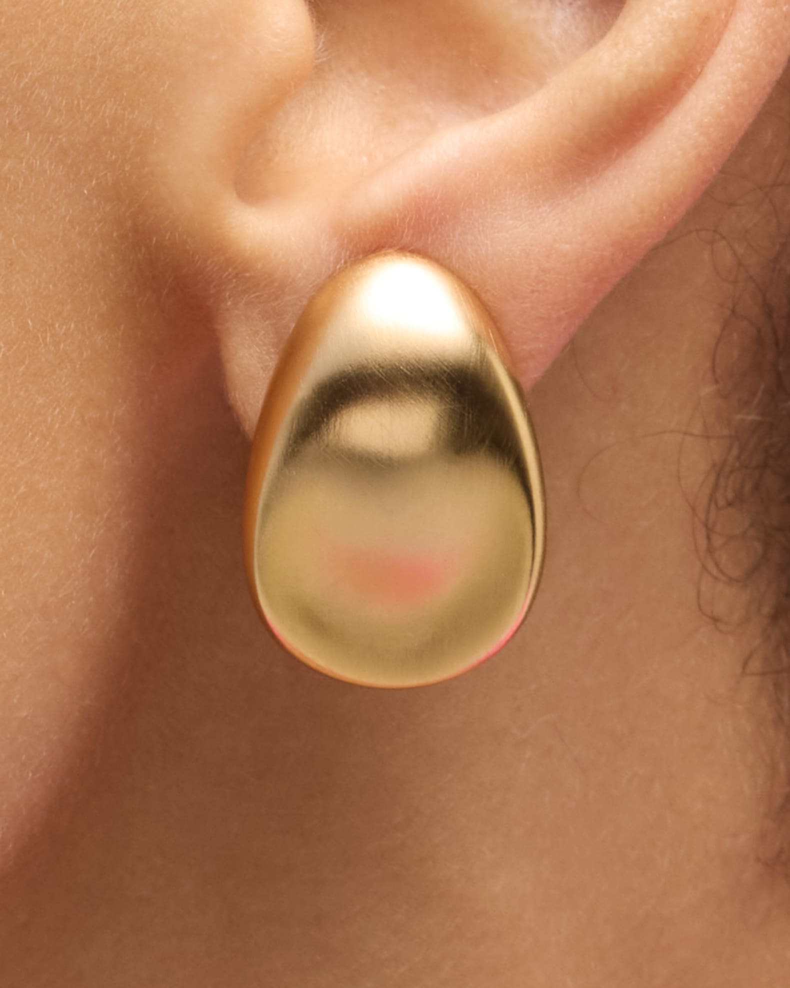Ben Amun 24K Gold Electroplate Clip On Earrings Neiman Marcus