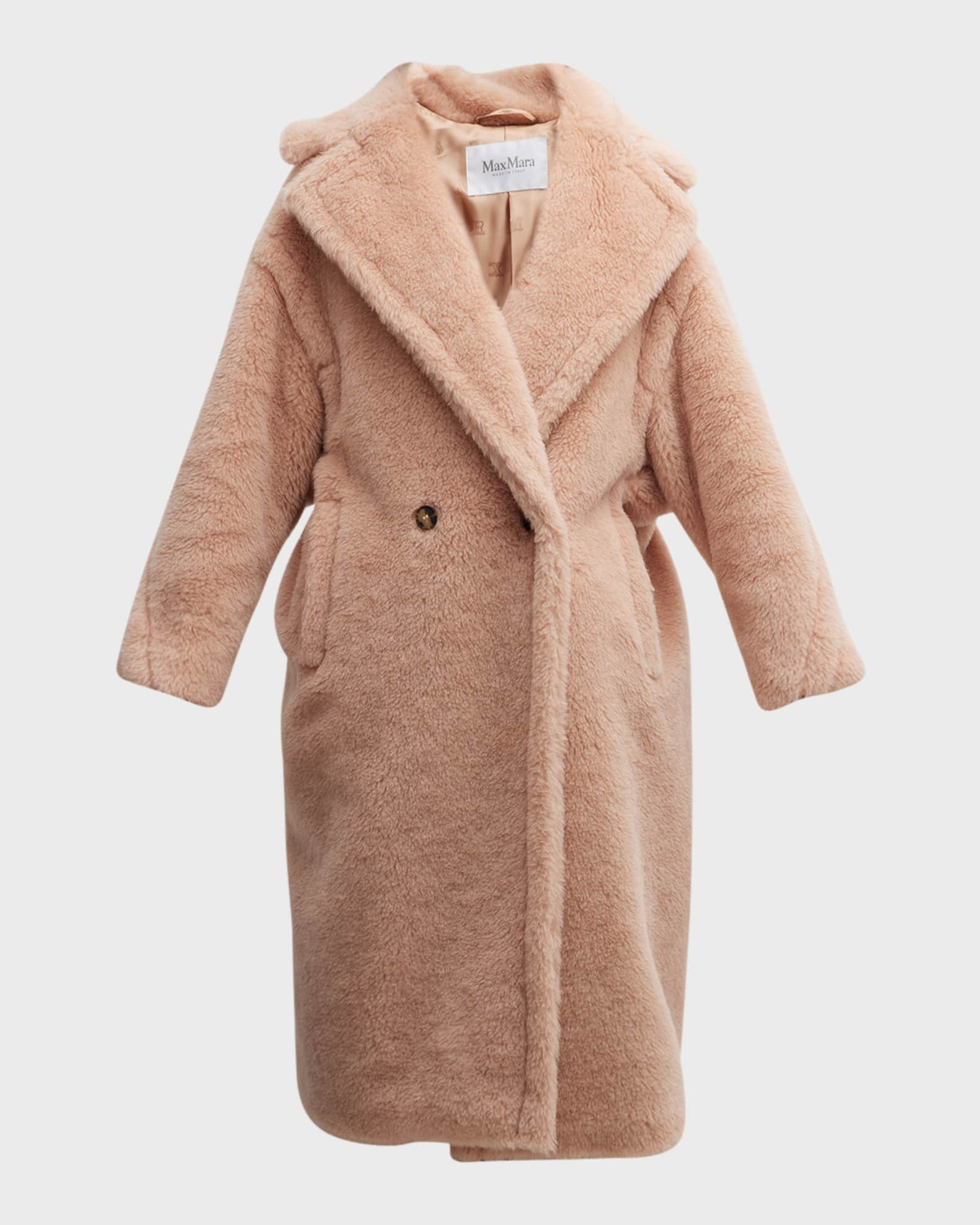Max Mara Tedgirl Faux Fur Long Coat