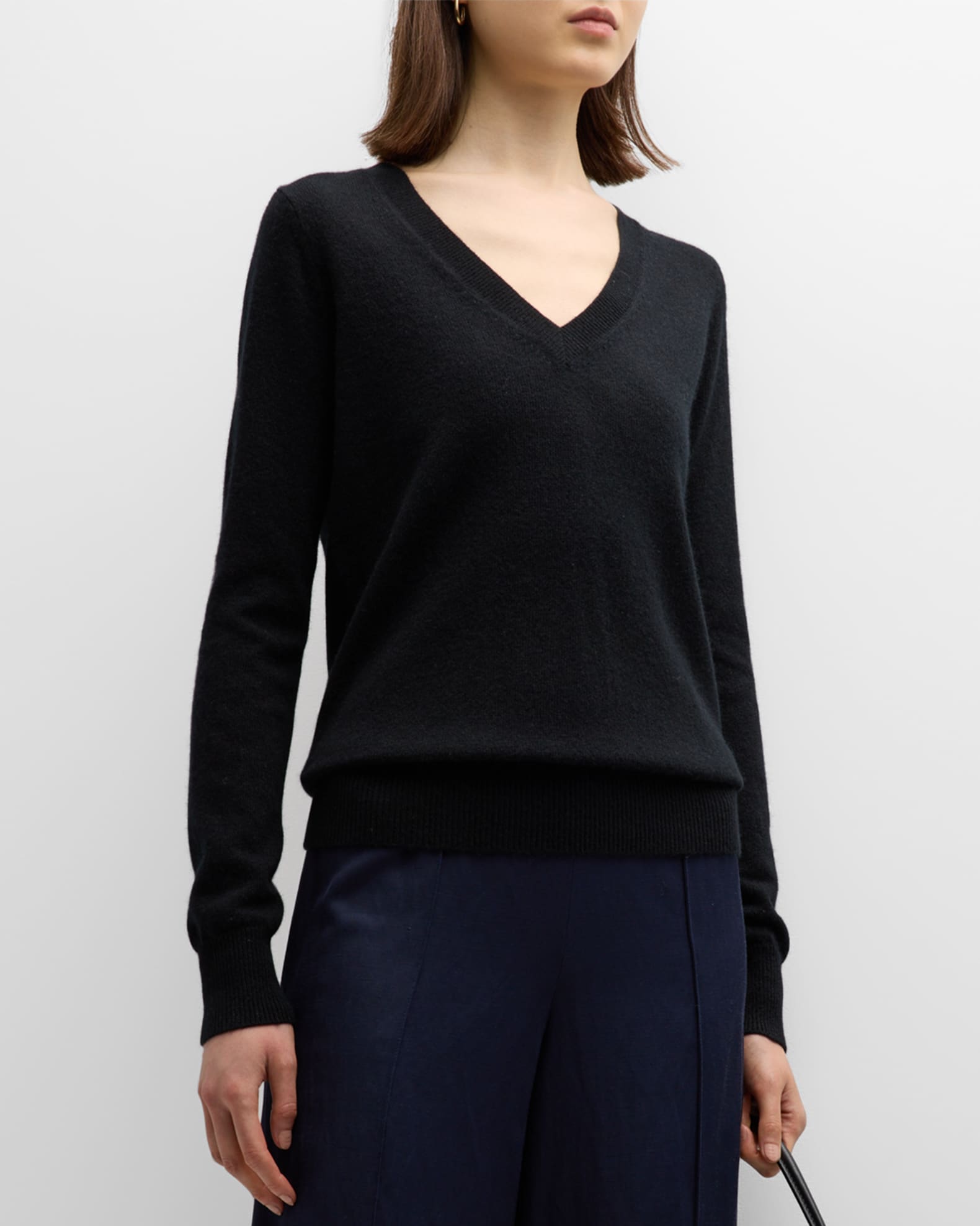 Cashmere Classic V Neck Sweater