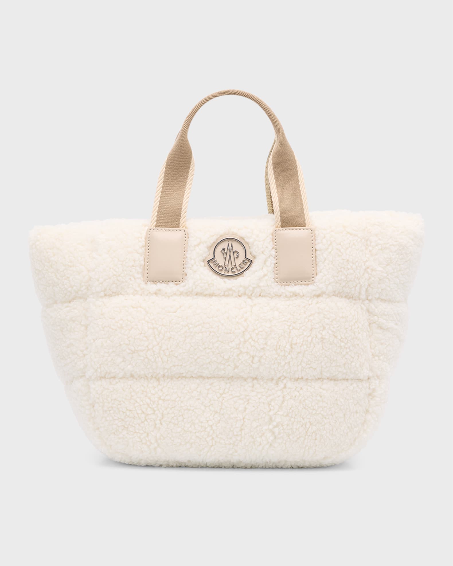 Moncler Caradoc Sherpa Quilted Tote Bag