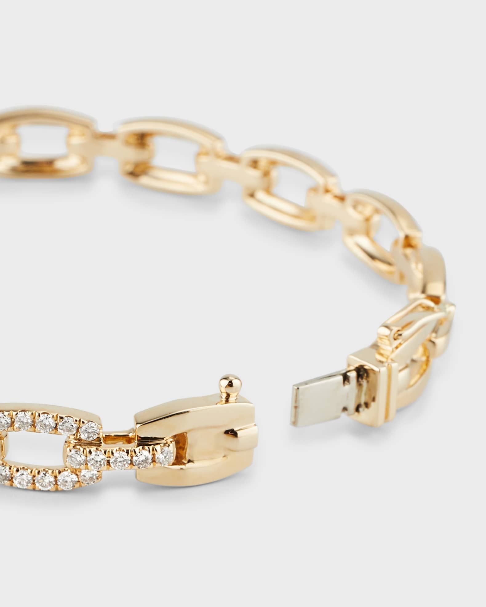 Tiffany And Co. Bracelet Jonc à Charnières Authentique En Or Jaune 18 Carats Et Diamants T1 En - Foto 3