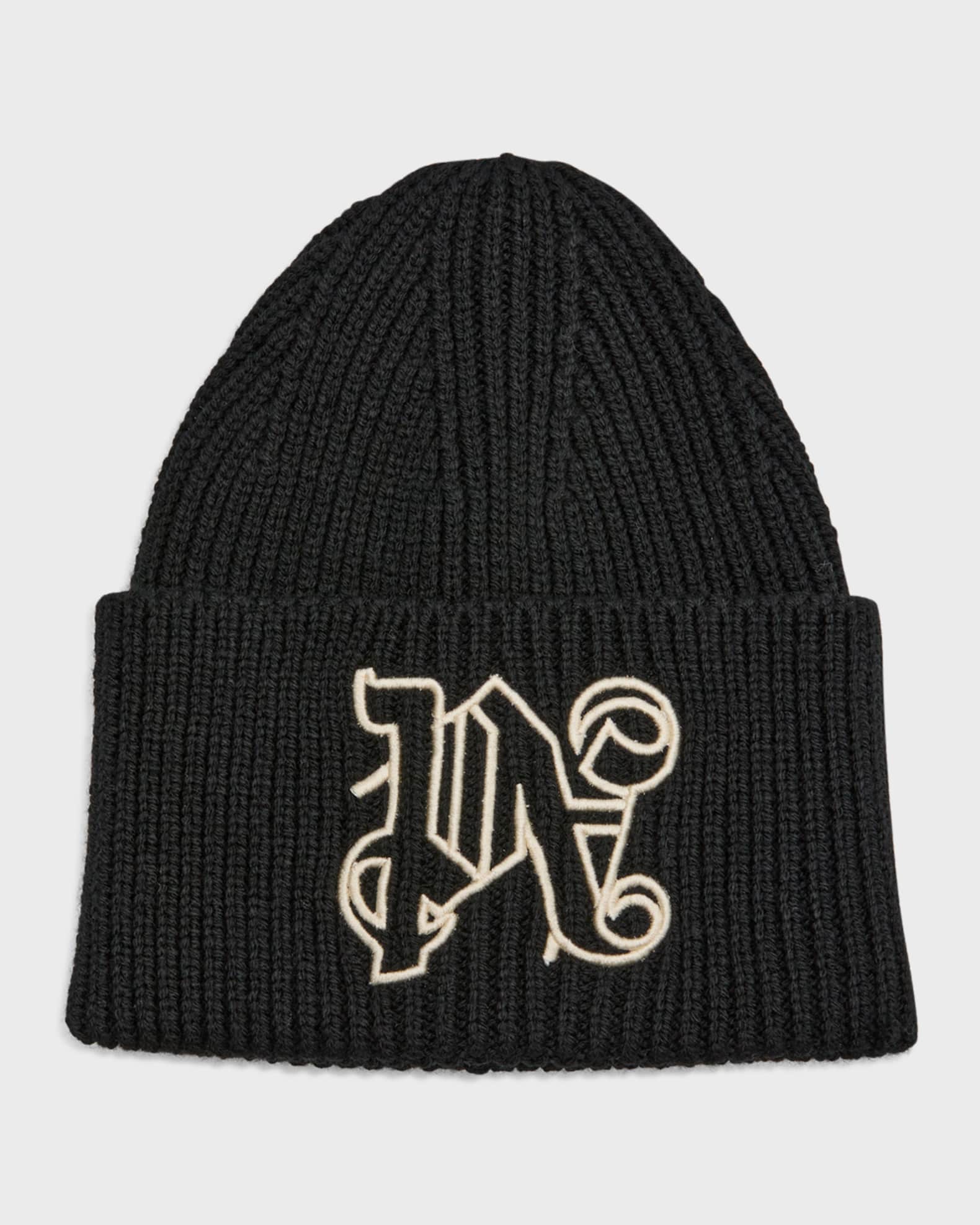 monogram beanie hat