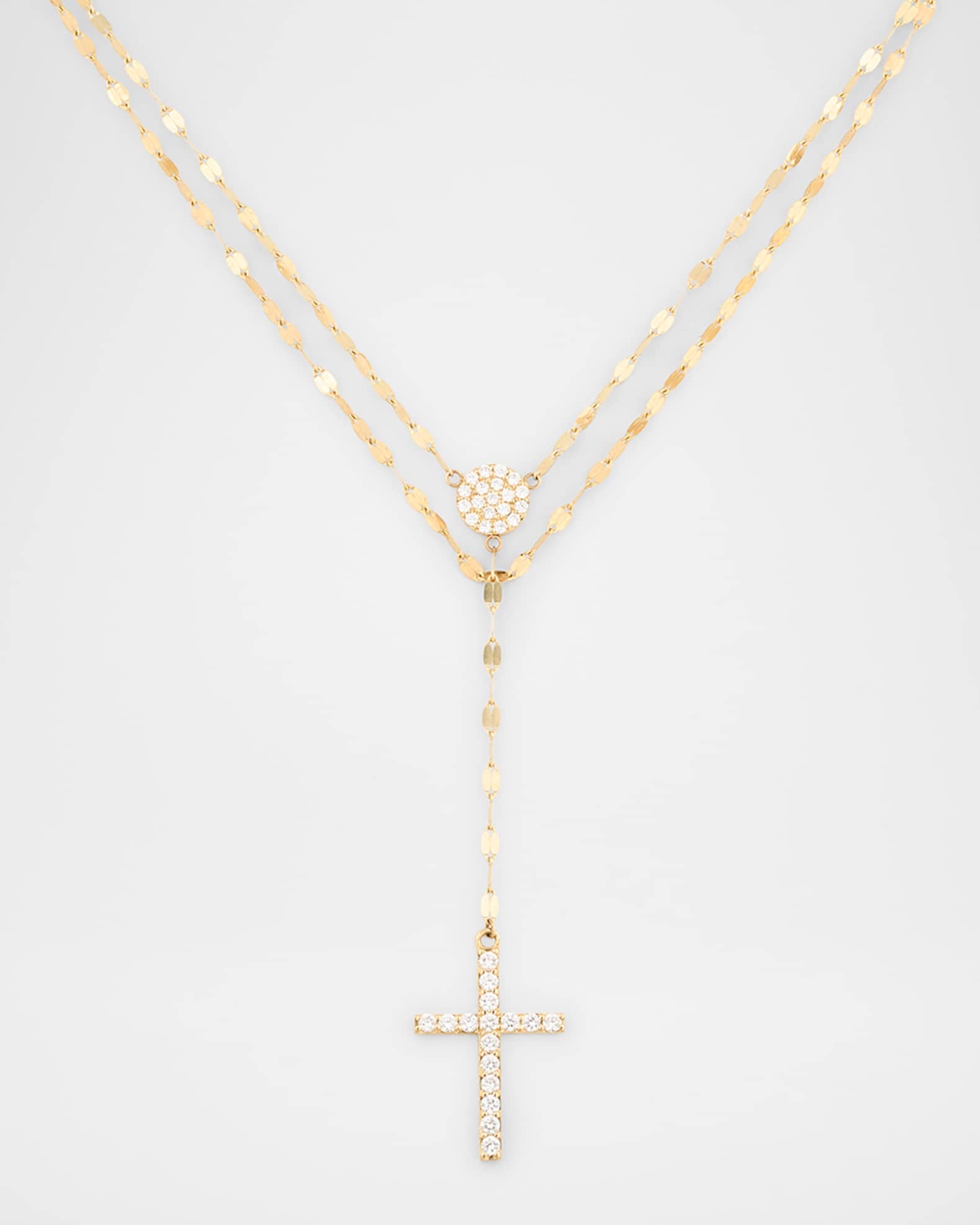 Double strand lariat necklace online