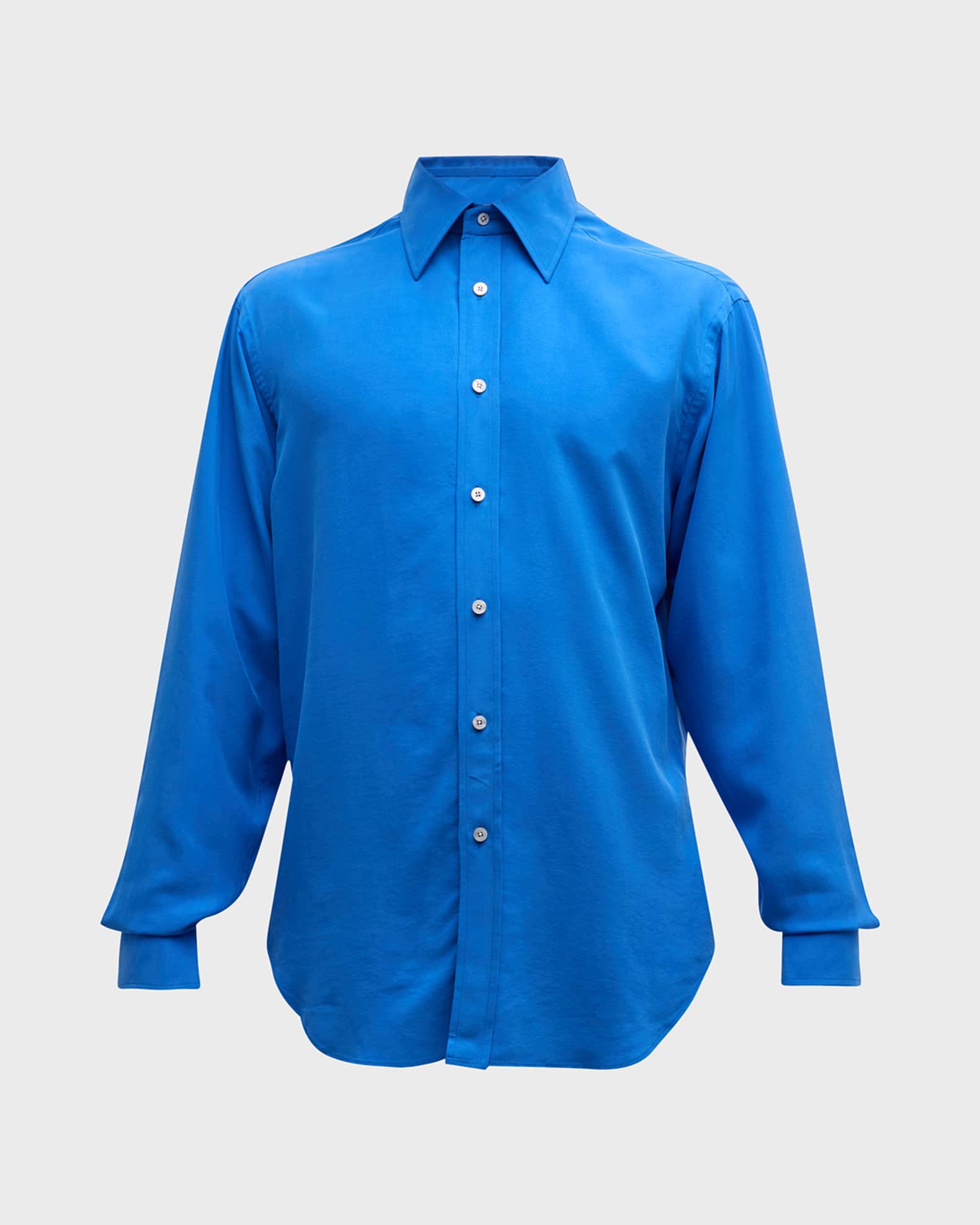 TOM FORD Men's Slim Fit Cotton Dress Shirt Neiman Marcus