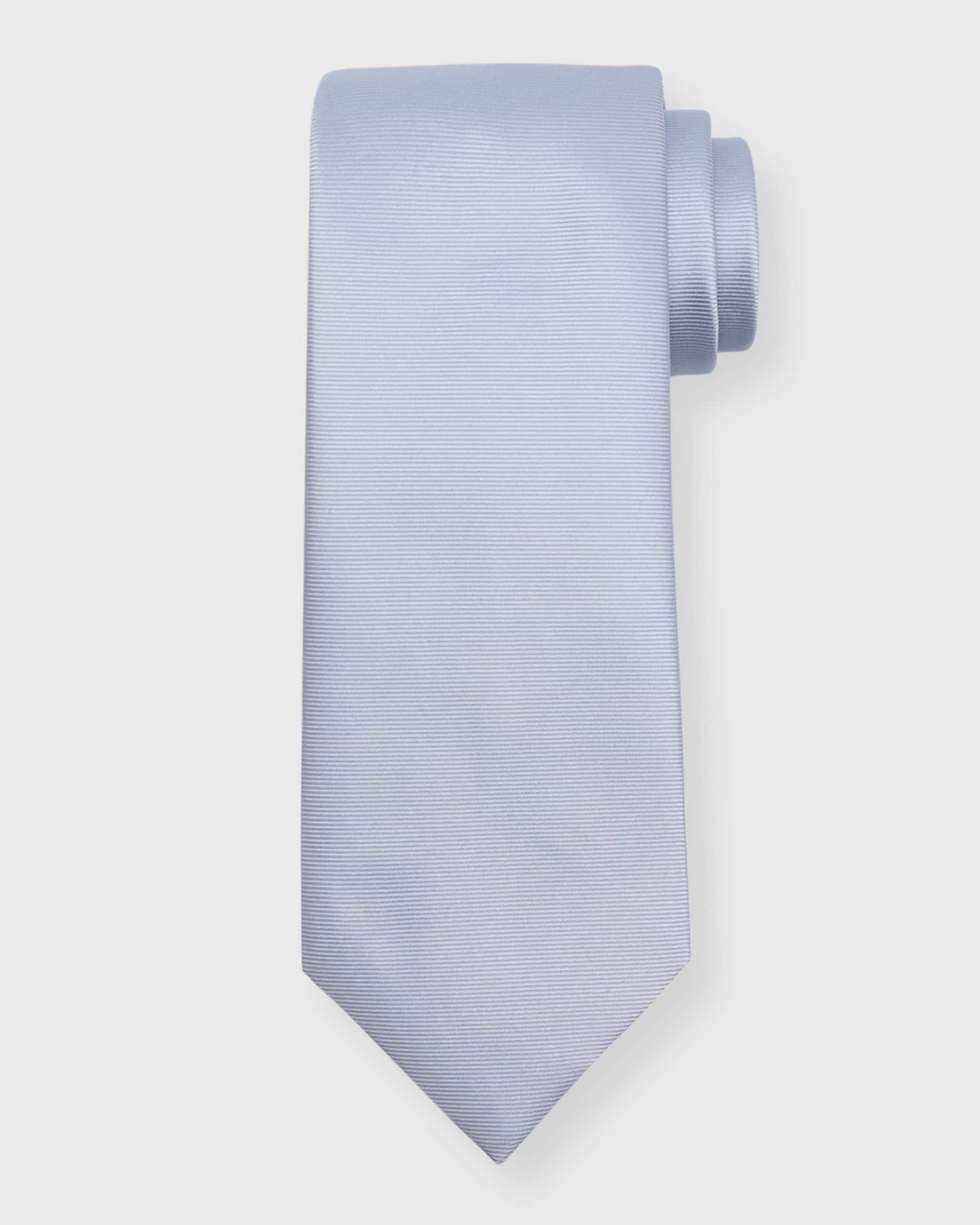 Tom Ford Men's Silk Tie Silver main image 1