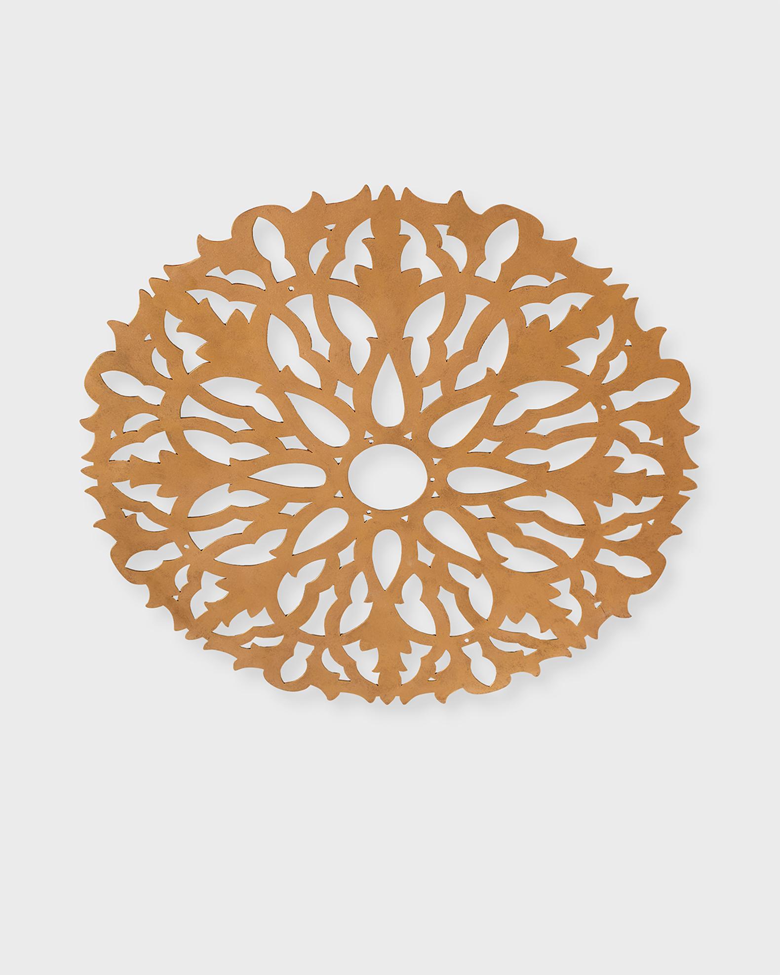 Gold Laser-Cut Iron Ceiling Medallion | Neiman Marcus