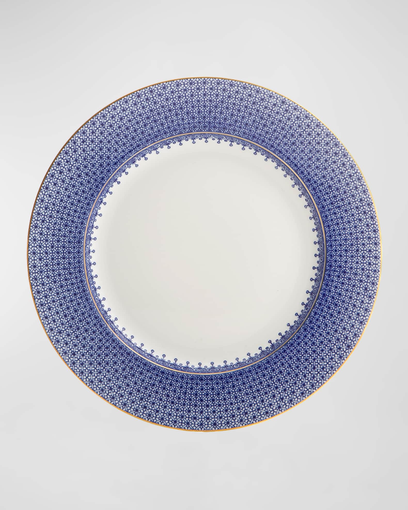 Blue Lace Dinner Plate 1
