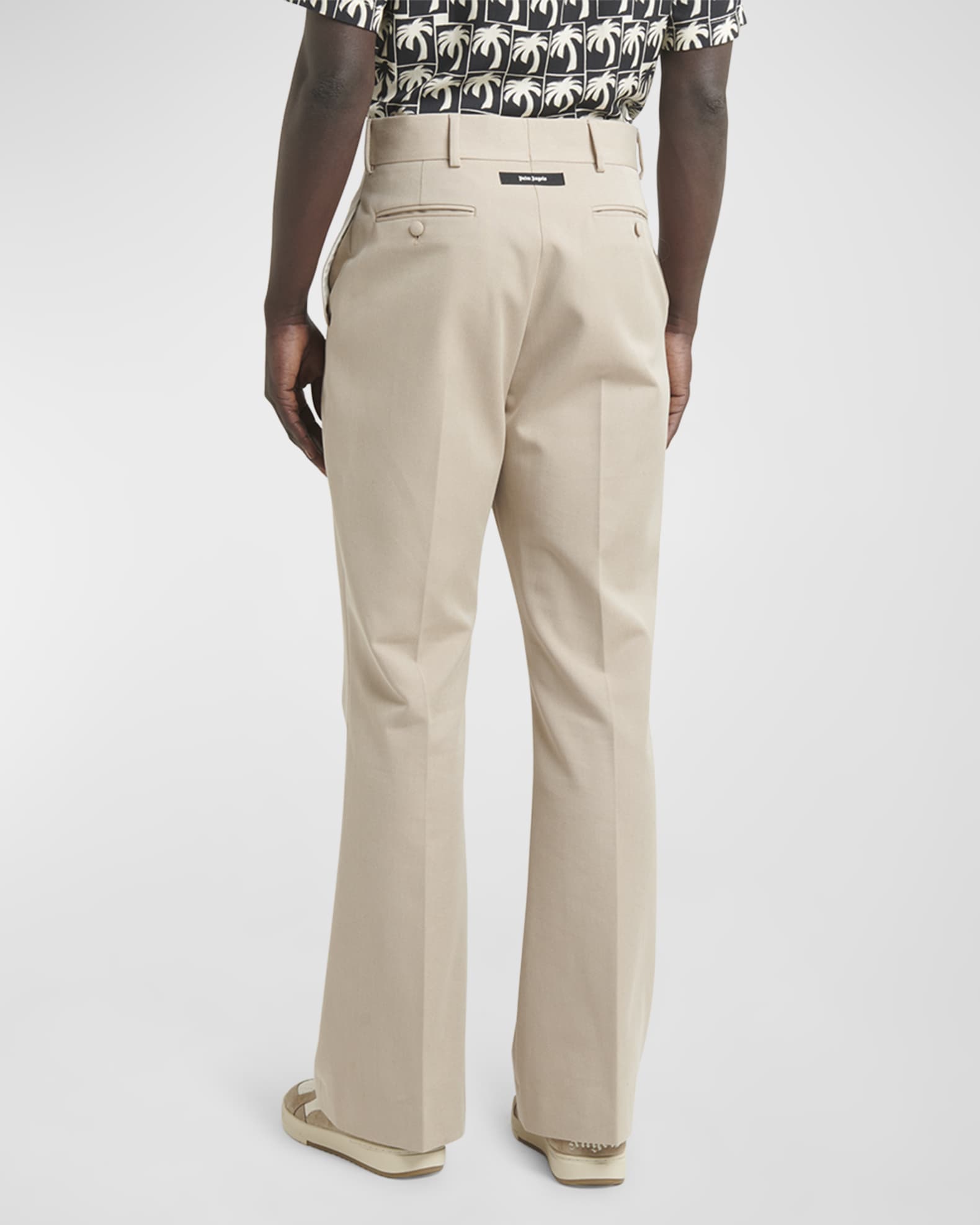 Palm Angels Men's Flare Suit Pants | Neiman Marcus