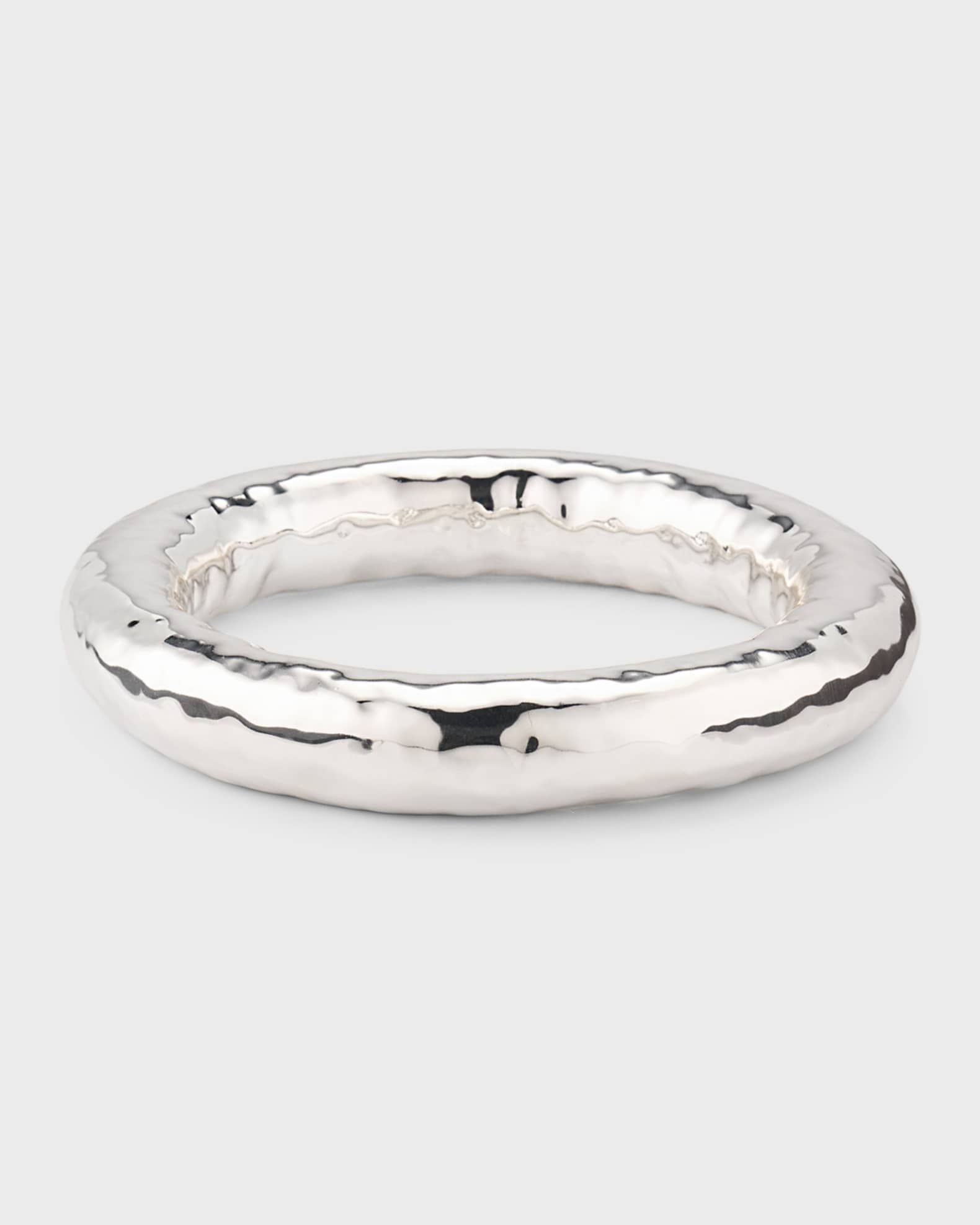NEST Jewelry Silver Chunky Stacking Bangle Bracelet | Neiman