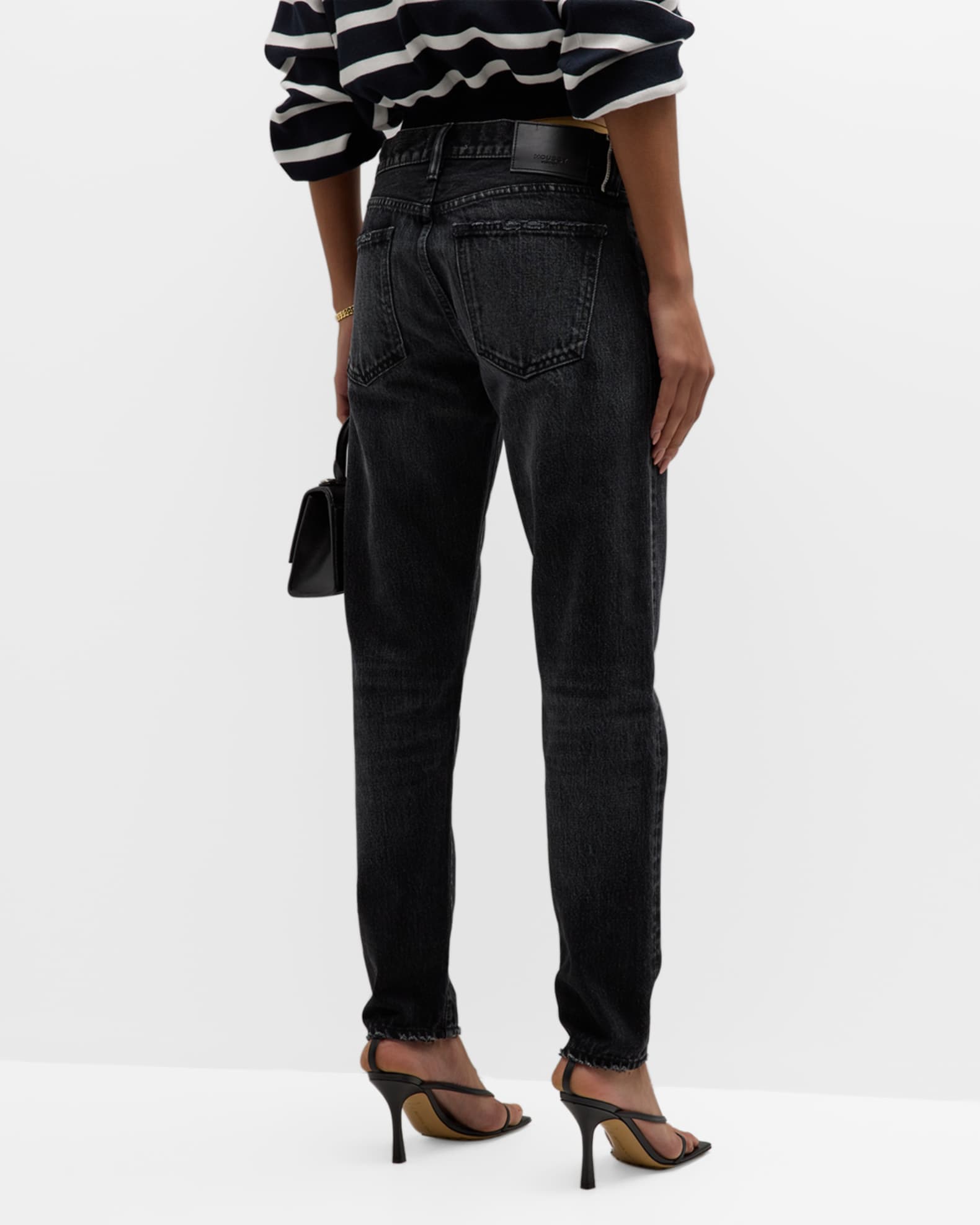 MOUSSY VINTAGE Vellflower Tapered Straight Jeans | Neiman Marcus