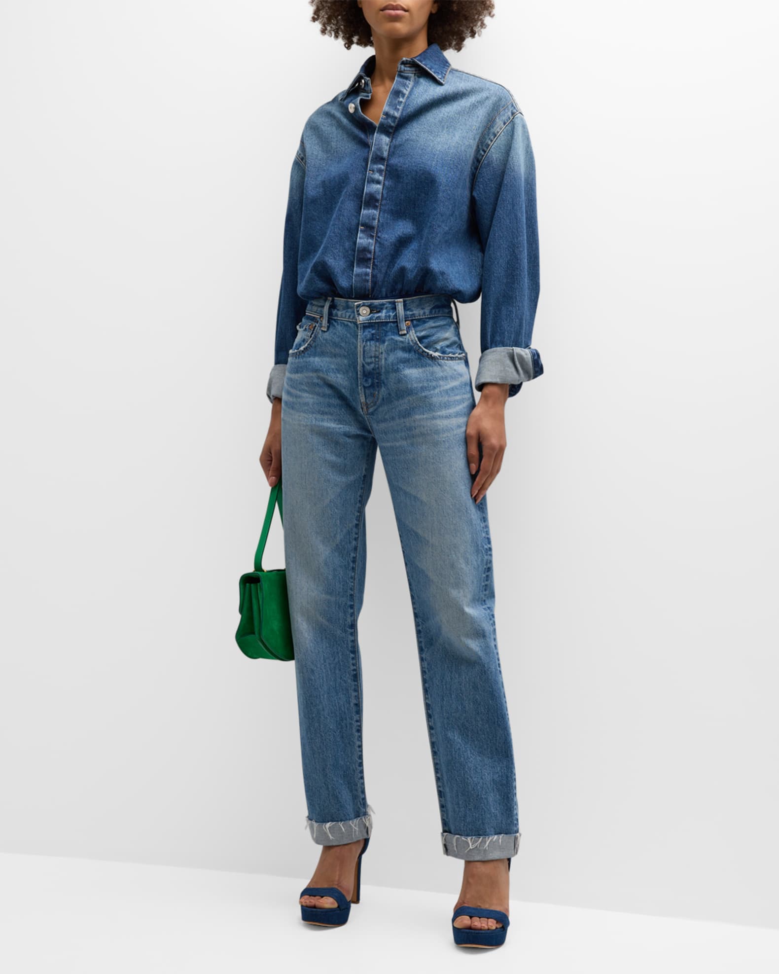 MOUSSY VINTAGE Seagraves Straight Jeans | Neiman Marcus