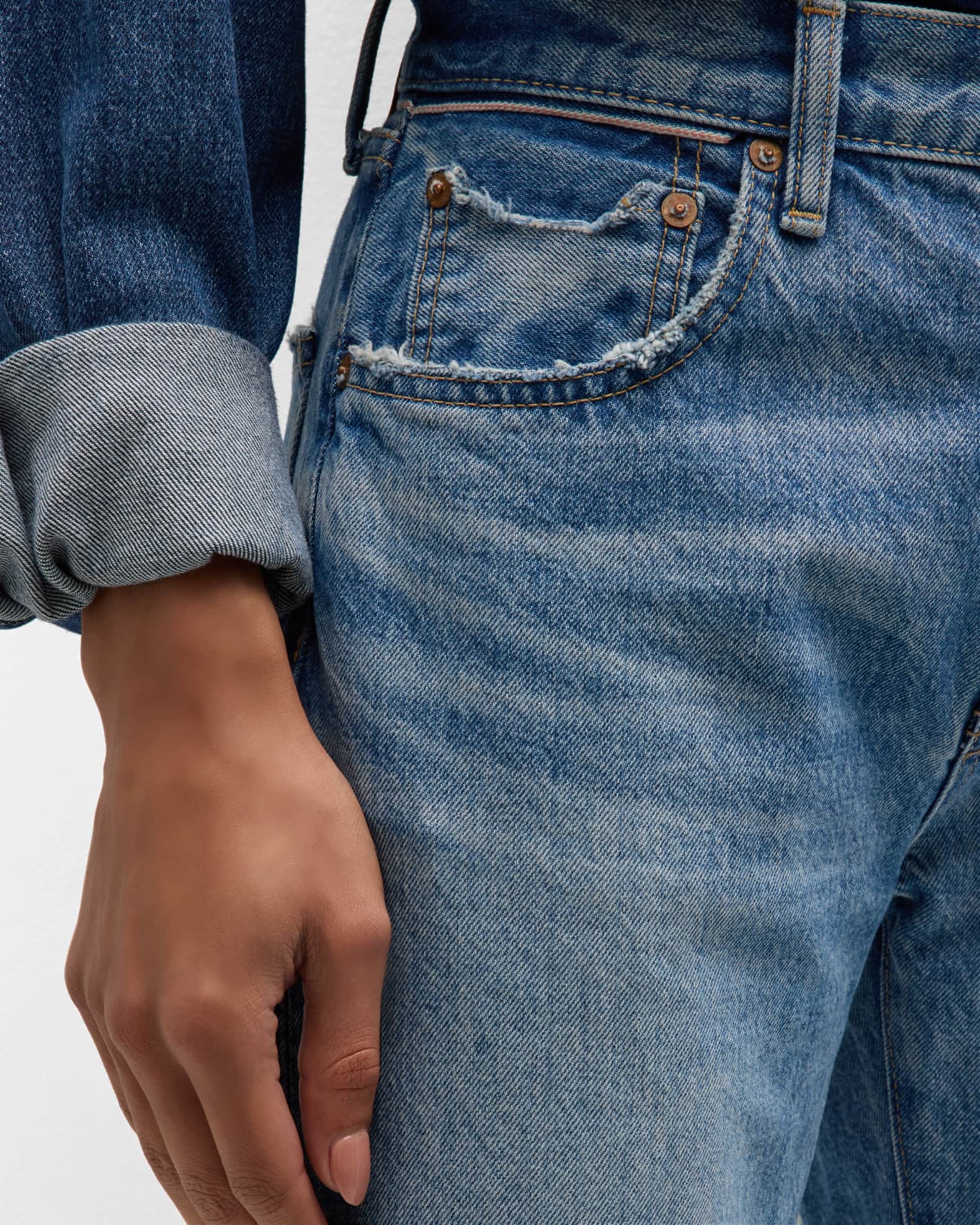 MOUSSY VINTAGE Seagraves Straight Jeans | Neiman Marcus