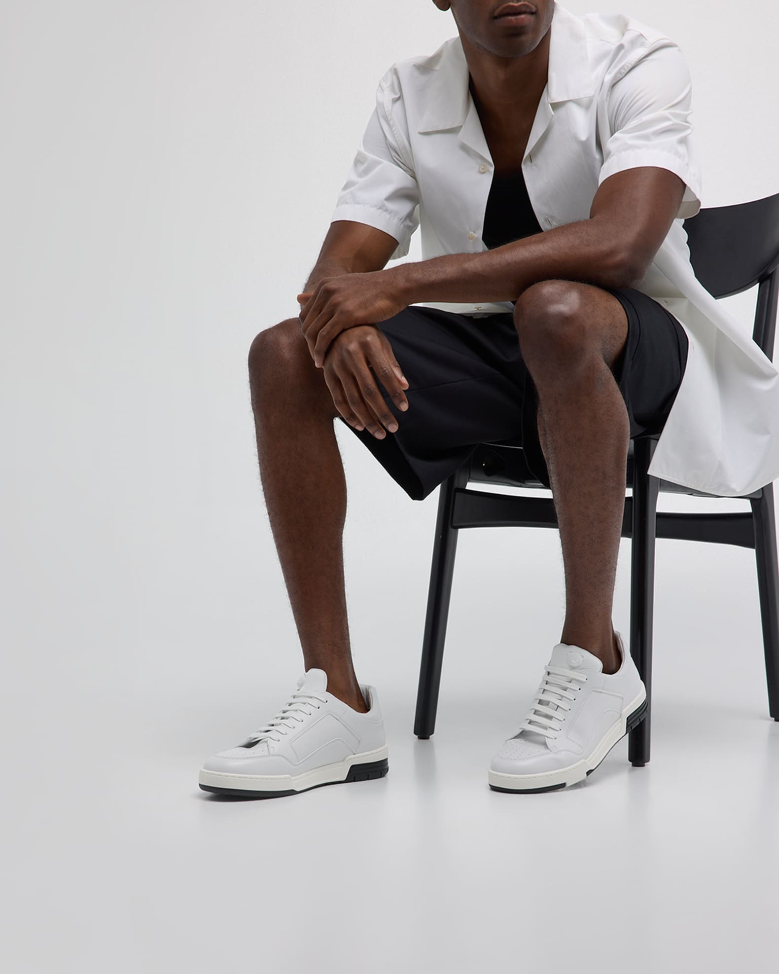 Men's Streetball Leather Sneakers 1