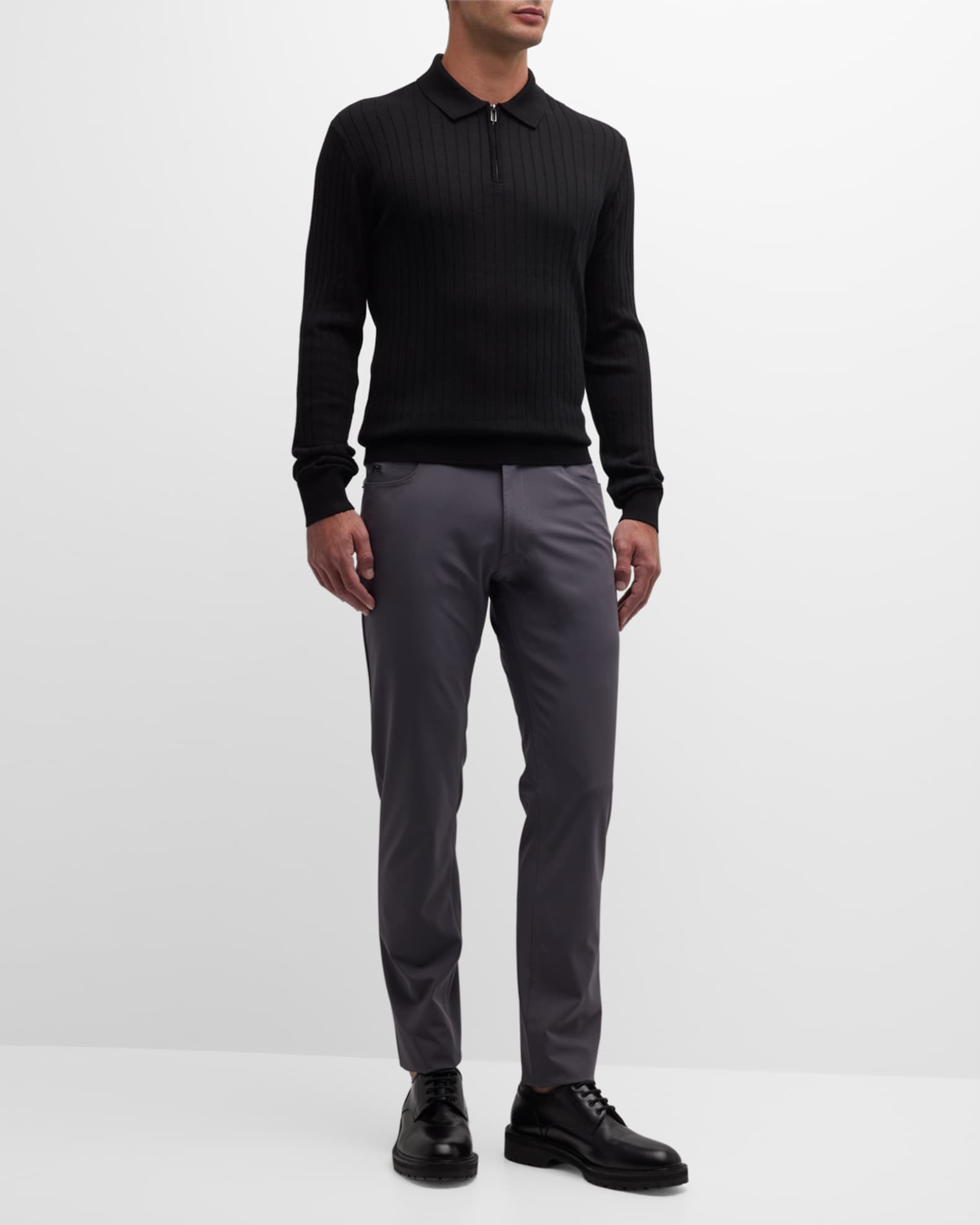 Emporio Armani Men's Slim Stretch 5-Pocket Pants | Neiman Marcus