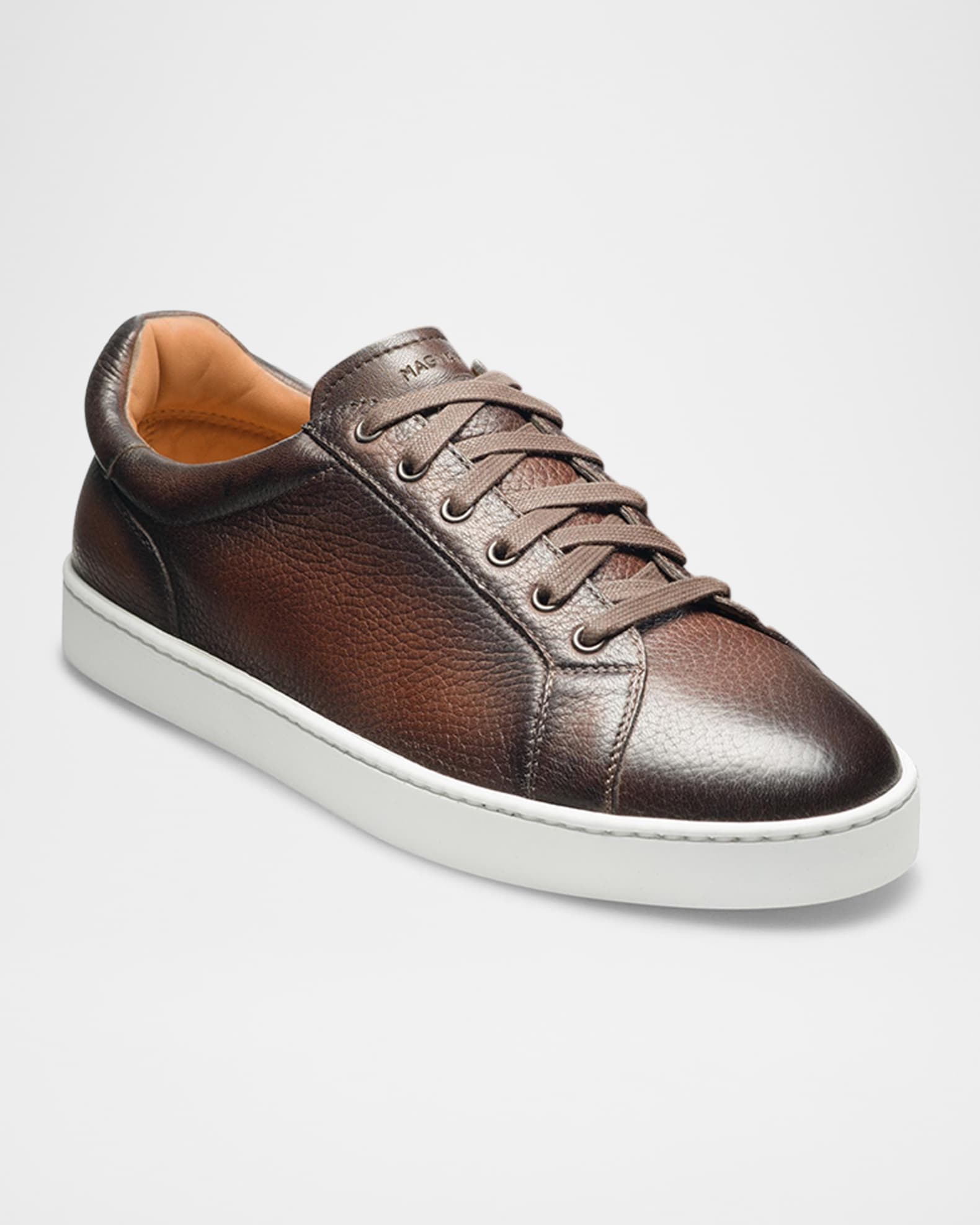 Men's Leve Soft Leather Low-Top Sneakers 1