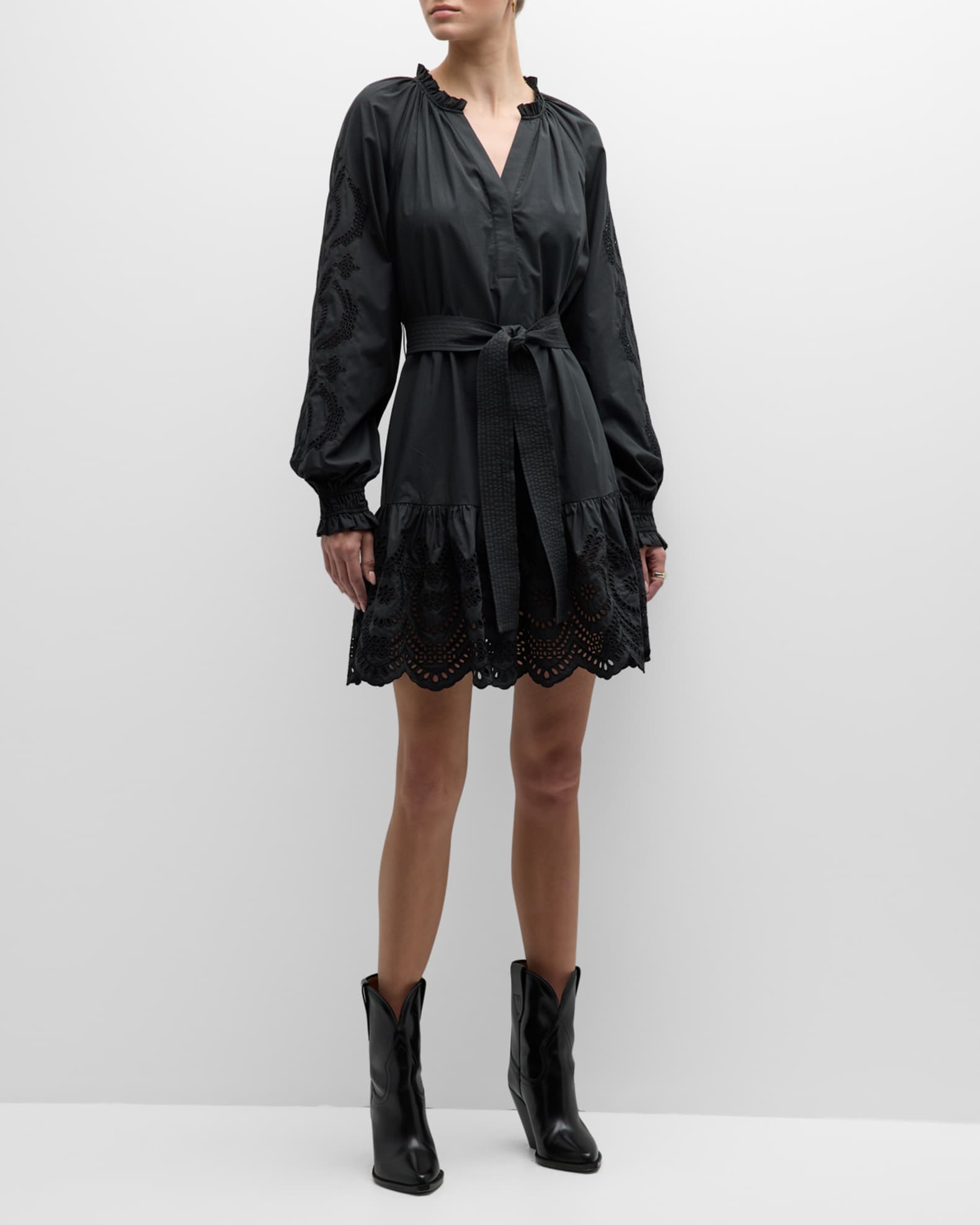 Buy the Louis Vuitton Women Black Graphic Mini Dress Sz 38