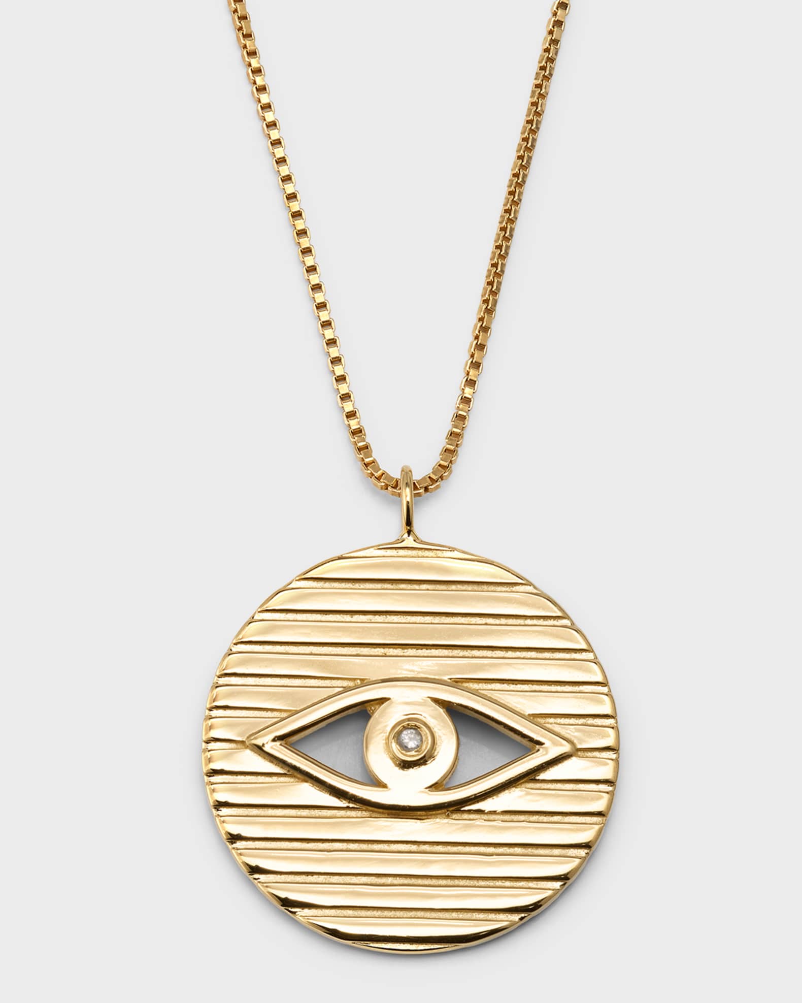 Jennifer Zeuner Stassi Evil Eye Pendant Necklace | Neiman Marcus