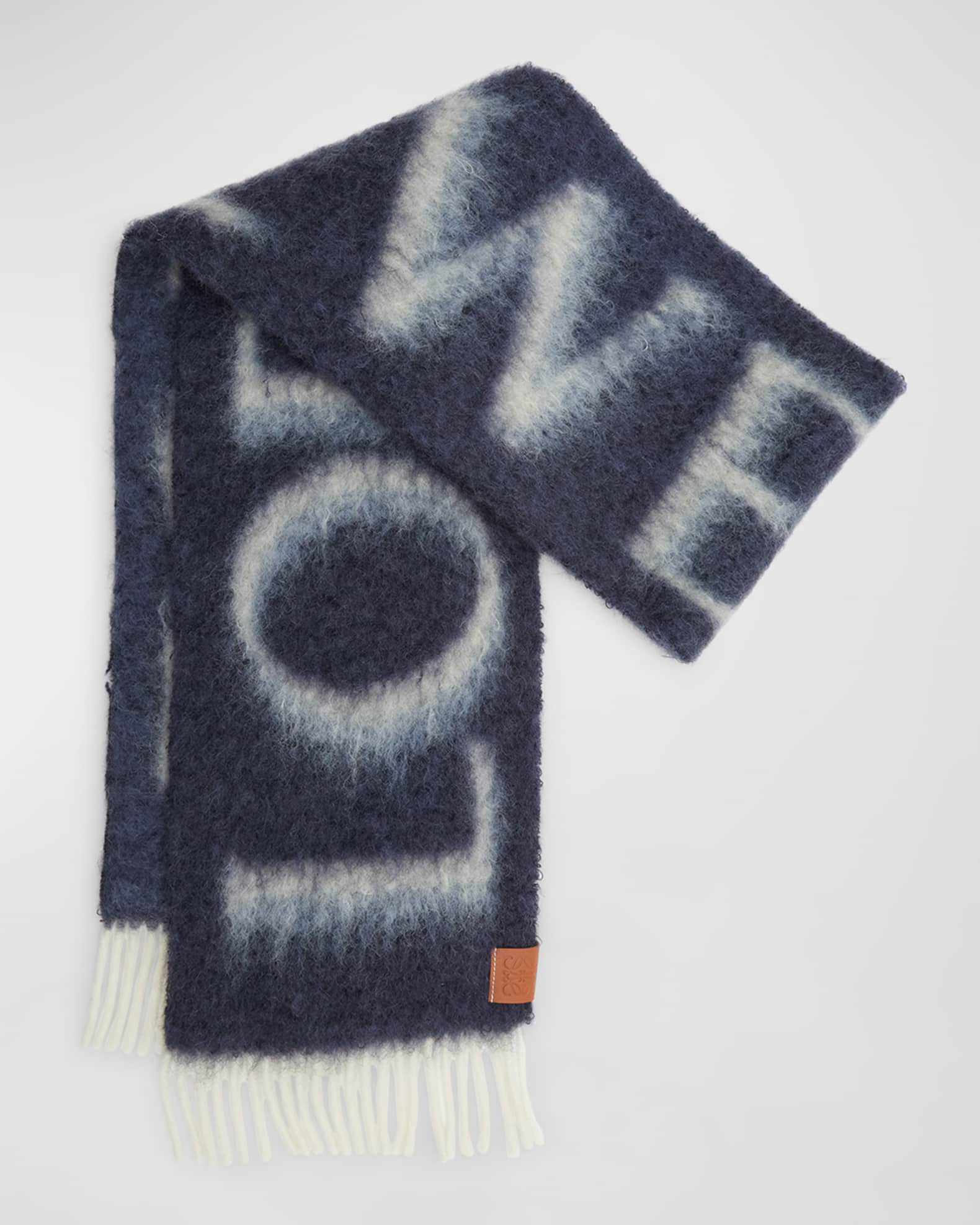 Loewe Logo Wool & Mohair Scarf