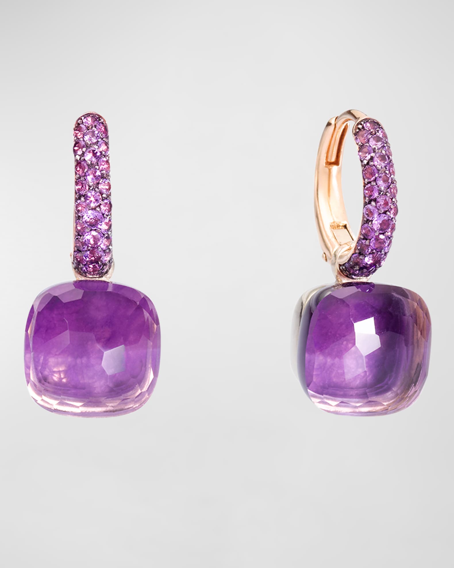 Pomellato 18K Rose Gold Nudo Classic Earrings Neiman Marcus