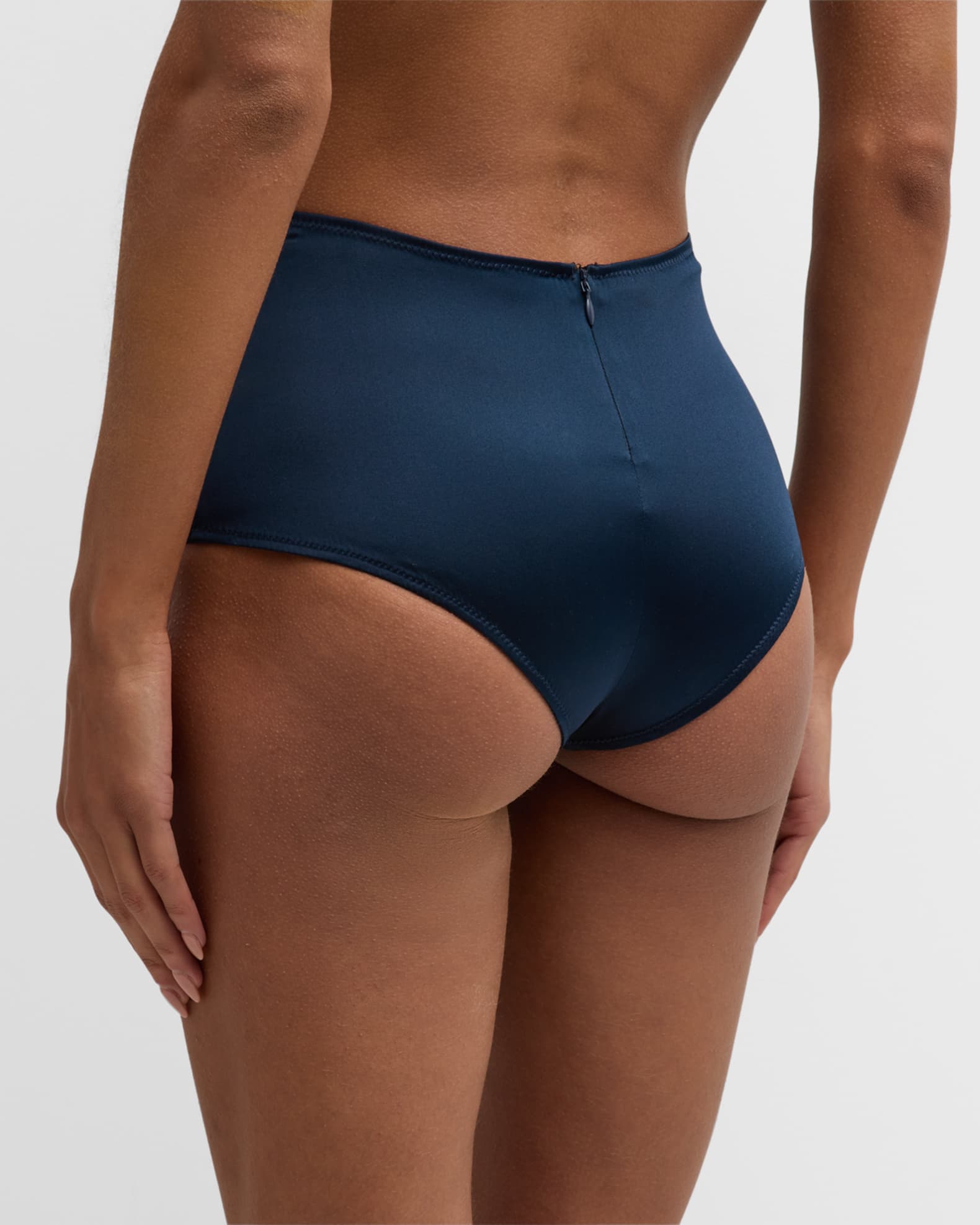 Tous Les Jours High-Rise Stretch Silk Panties