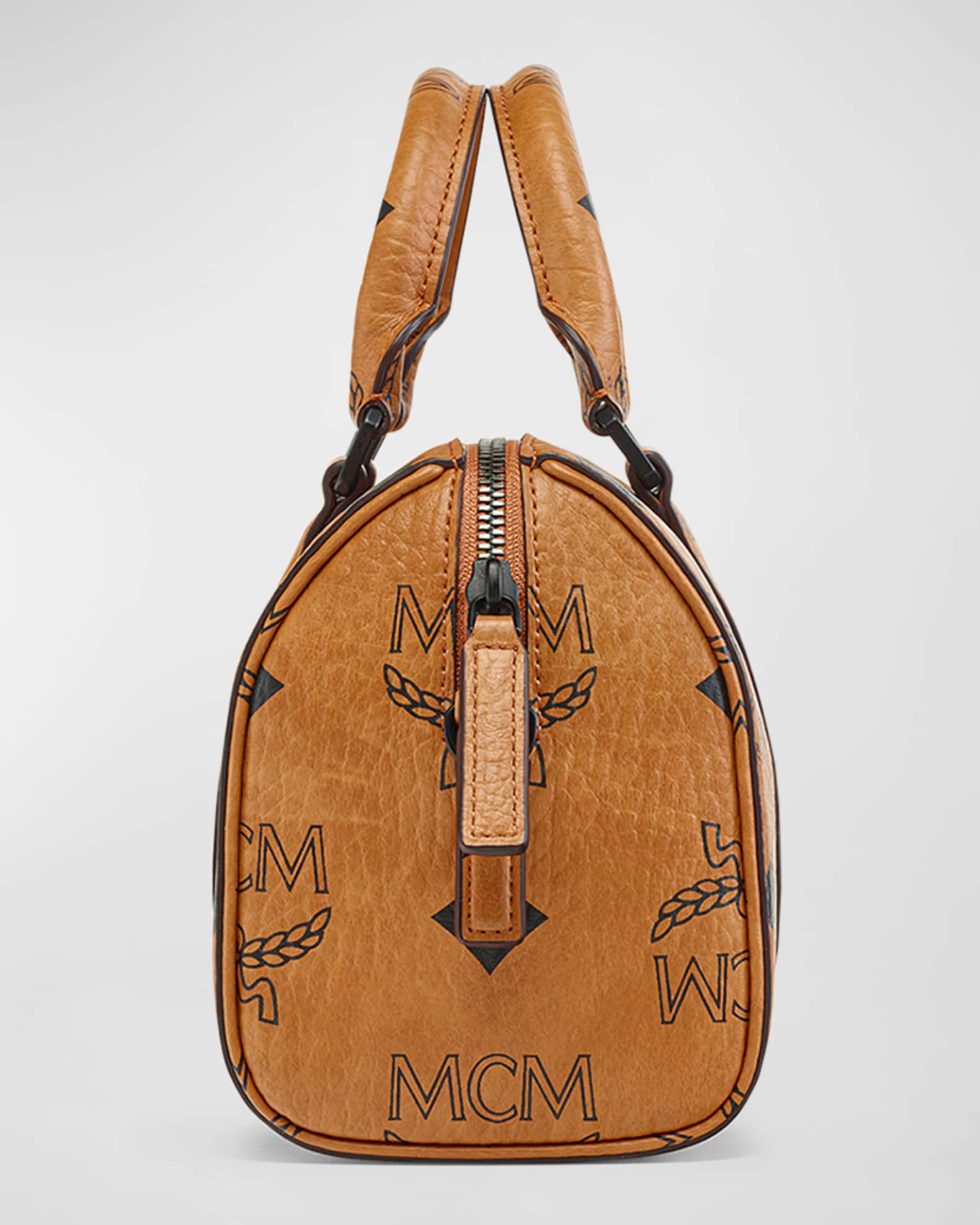 Mcm top handle bag discount