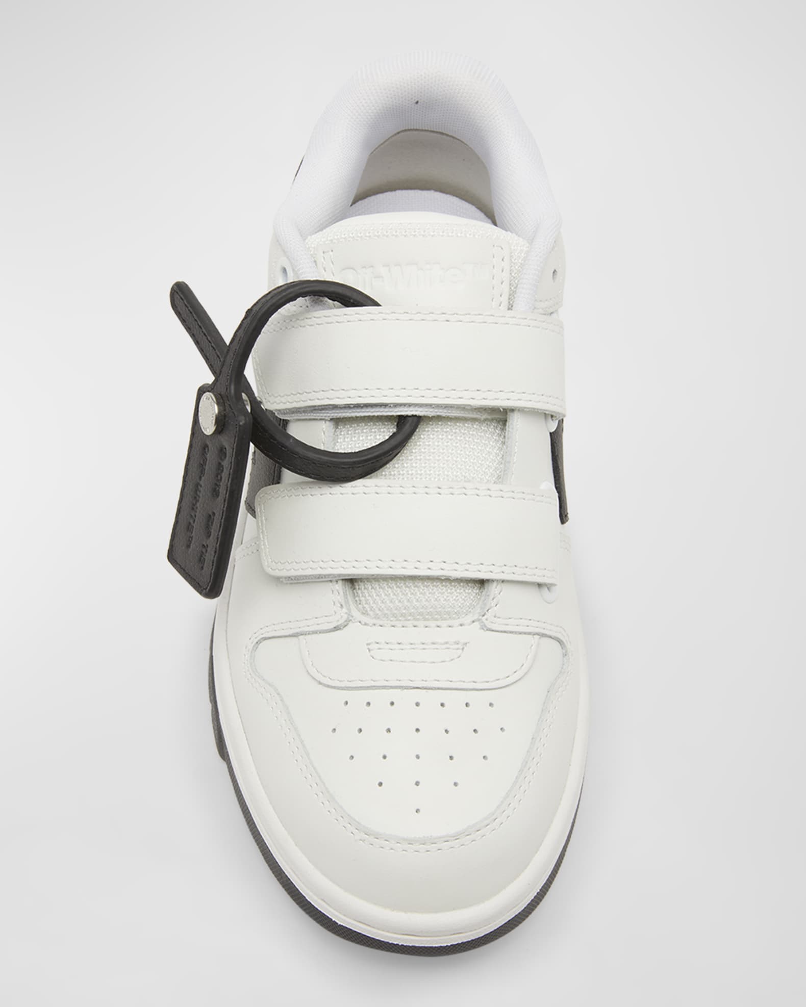 Off White Kid s Out Of Office Leather Low Top Sneakers Baby Neiman Marcus