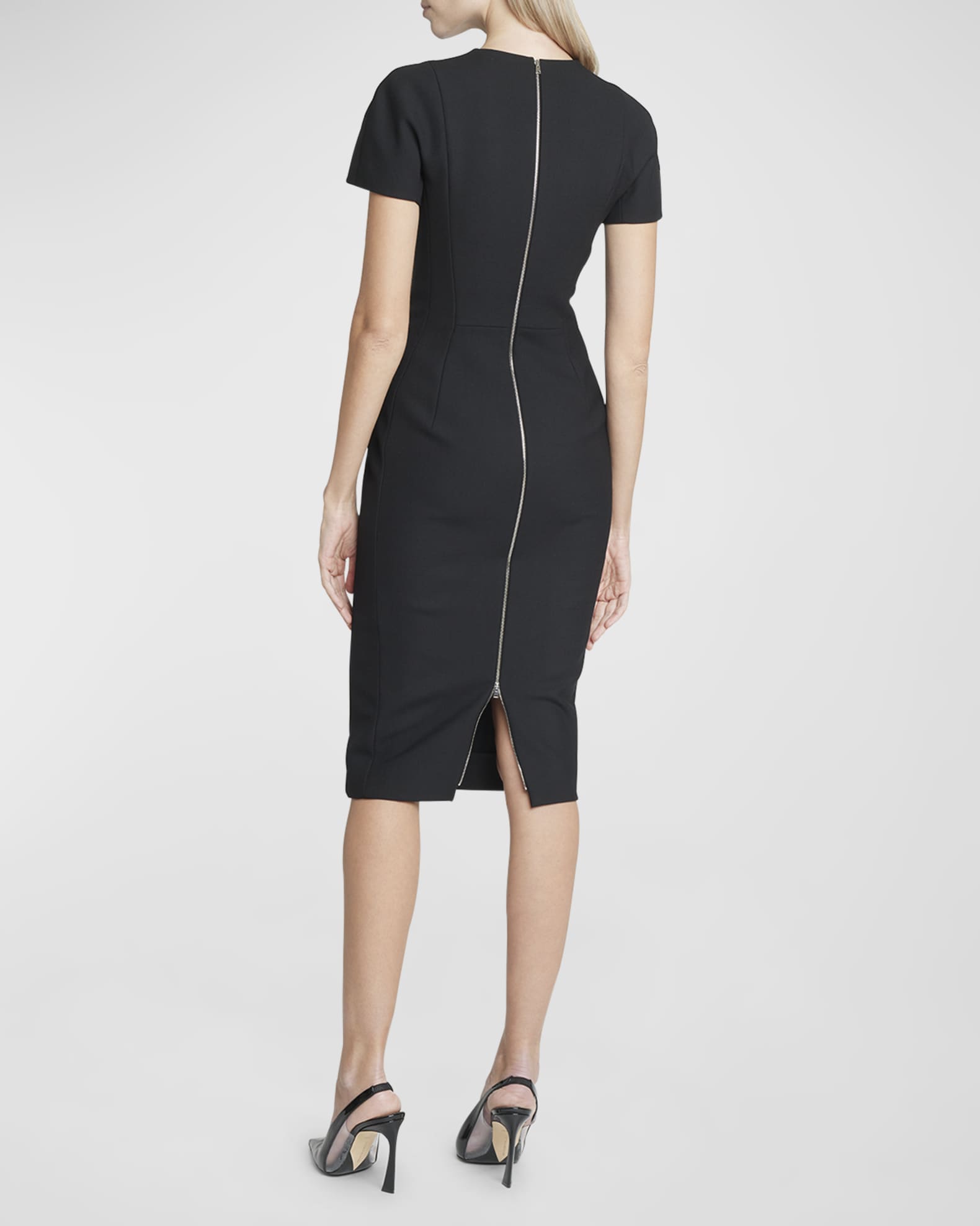 Back on sale zipper dress