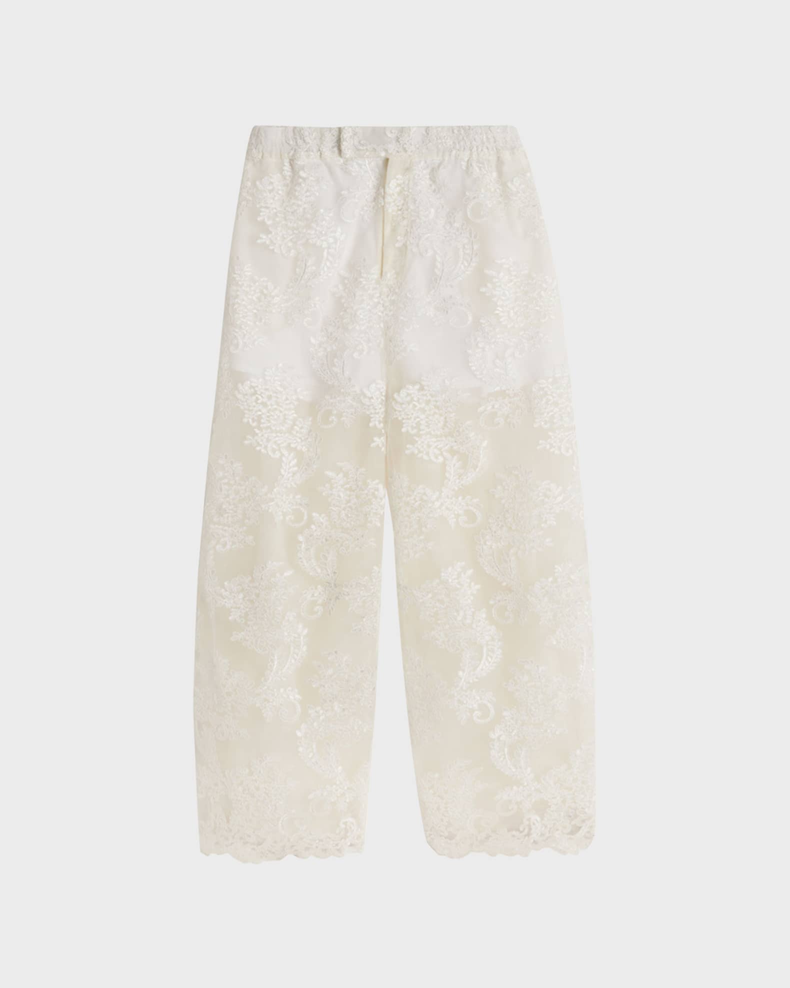 Simone Rocha Men's Corded Lace Wide-Leg Pants | Neiman Marcus