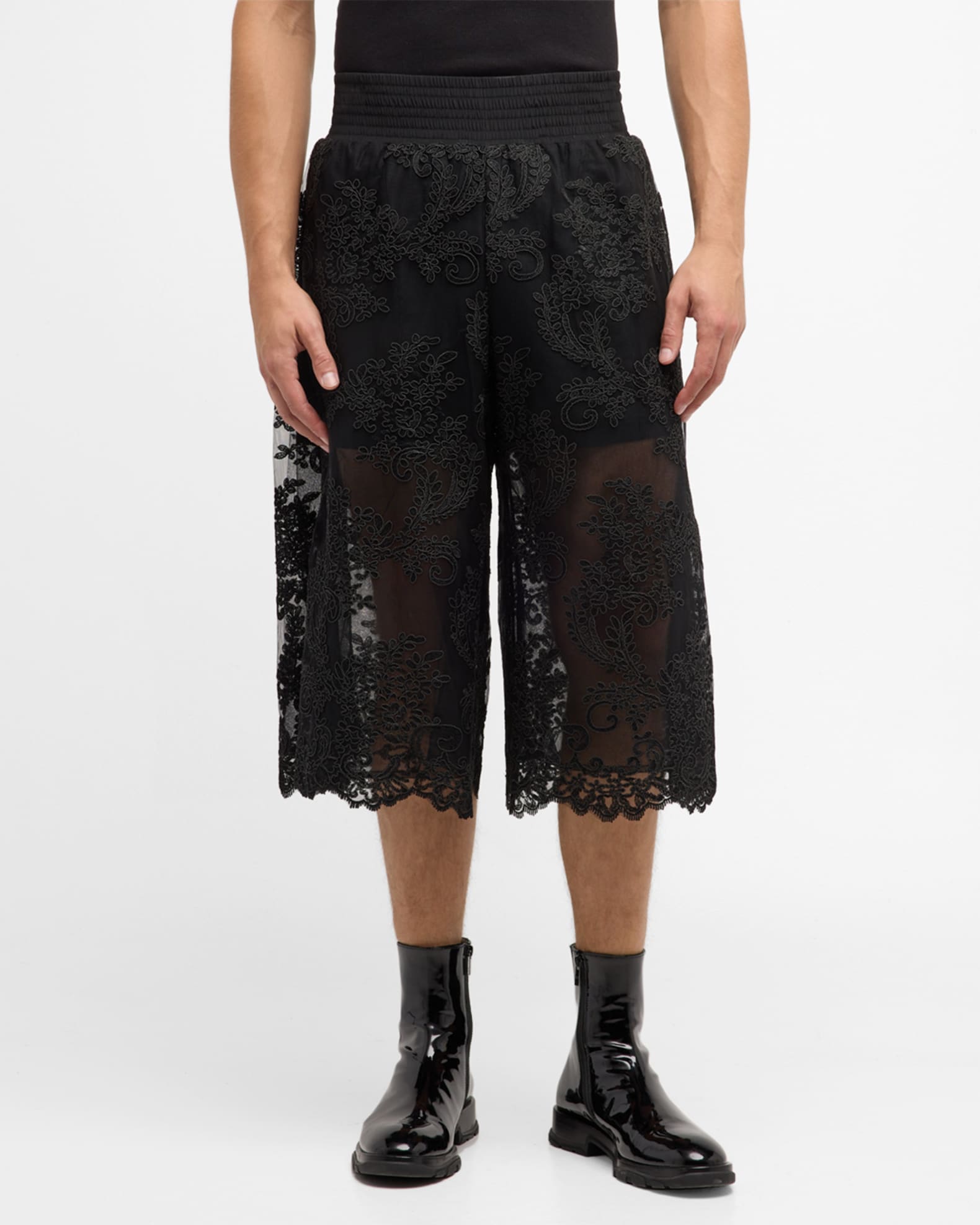 Lace shorts clearance for guys